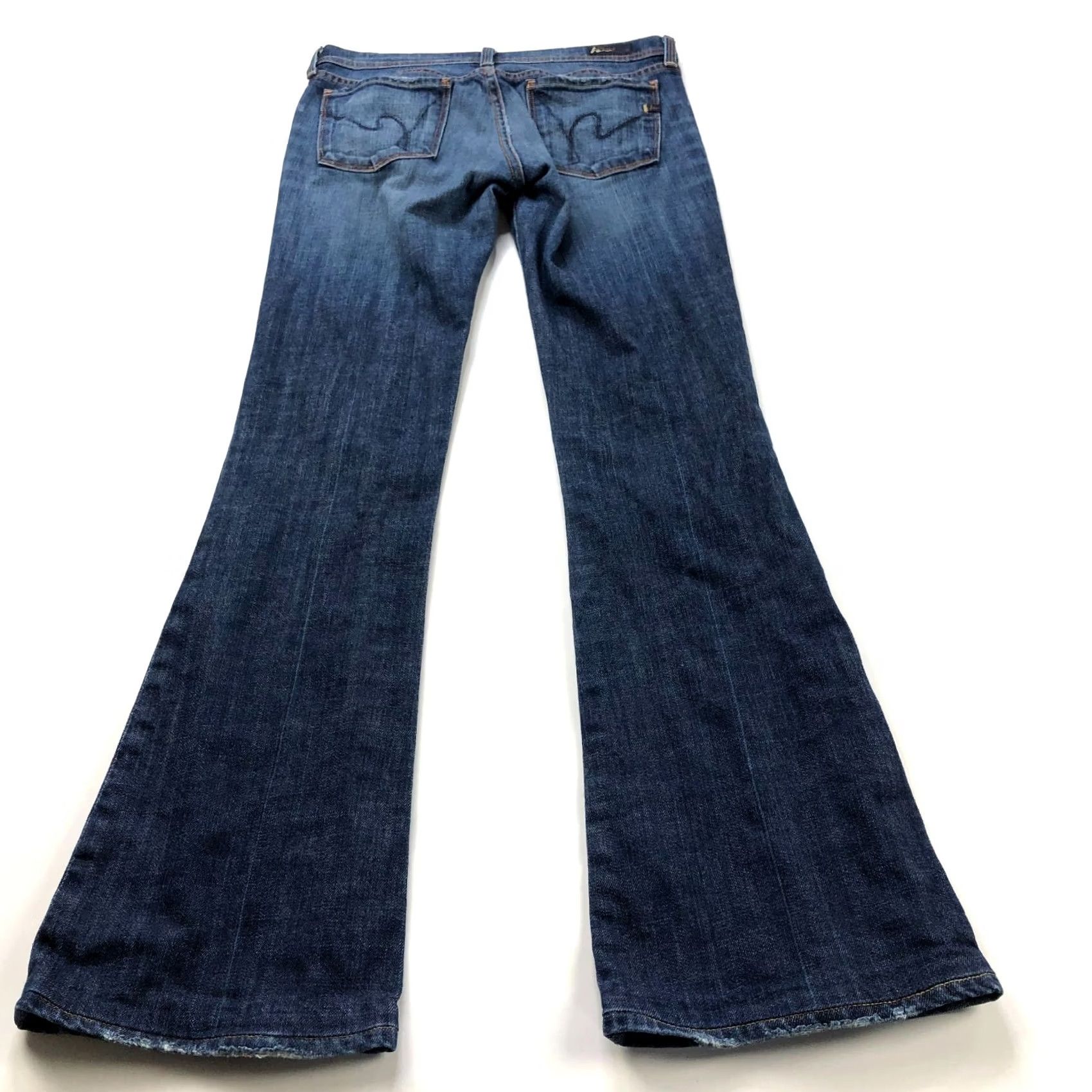 Citizens Of Humanity Citizens of Humanity Ingrid #002 Low Waist Flare 27 Jeans 31W 32L Blue 5-Pocket Stretch Denim Regular Women Size 27" / US 4 / IT 40 - 2 Thumbnail
