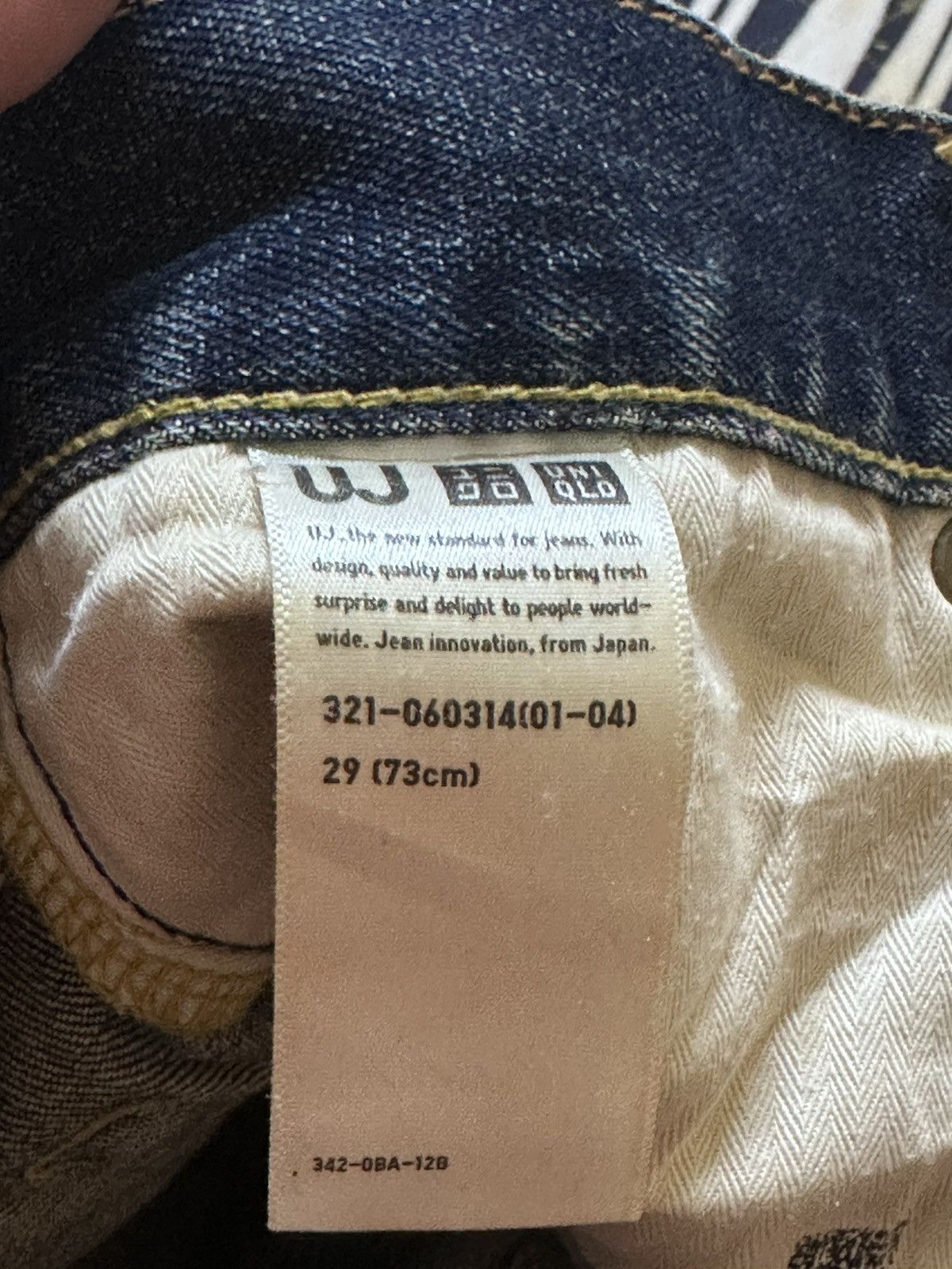 Uniqlo Vintage Uniqlo S-001 Long Leg Mudwash Distressed Denim Size US 31 - 7 Thumbnail