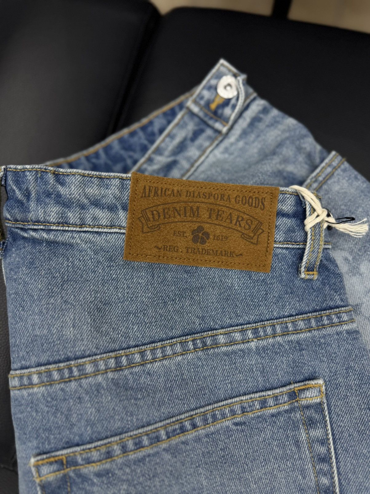 DENIM TEARS Denim Tears Cotton Wreath 2025 Shorts Size Large Blue (NEW) Size US 33 - 9 Thumbnail