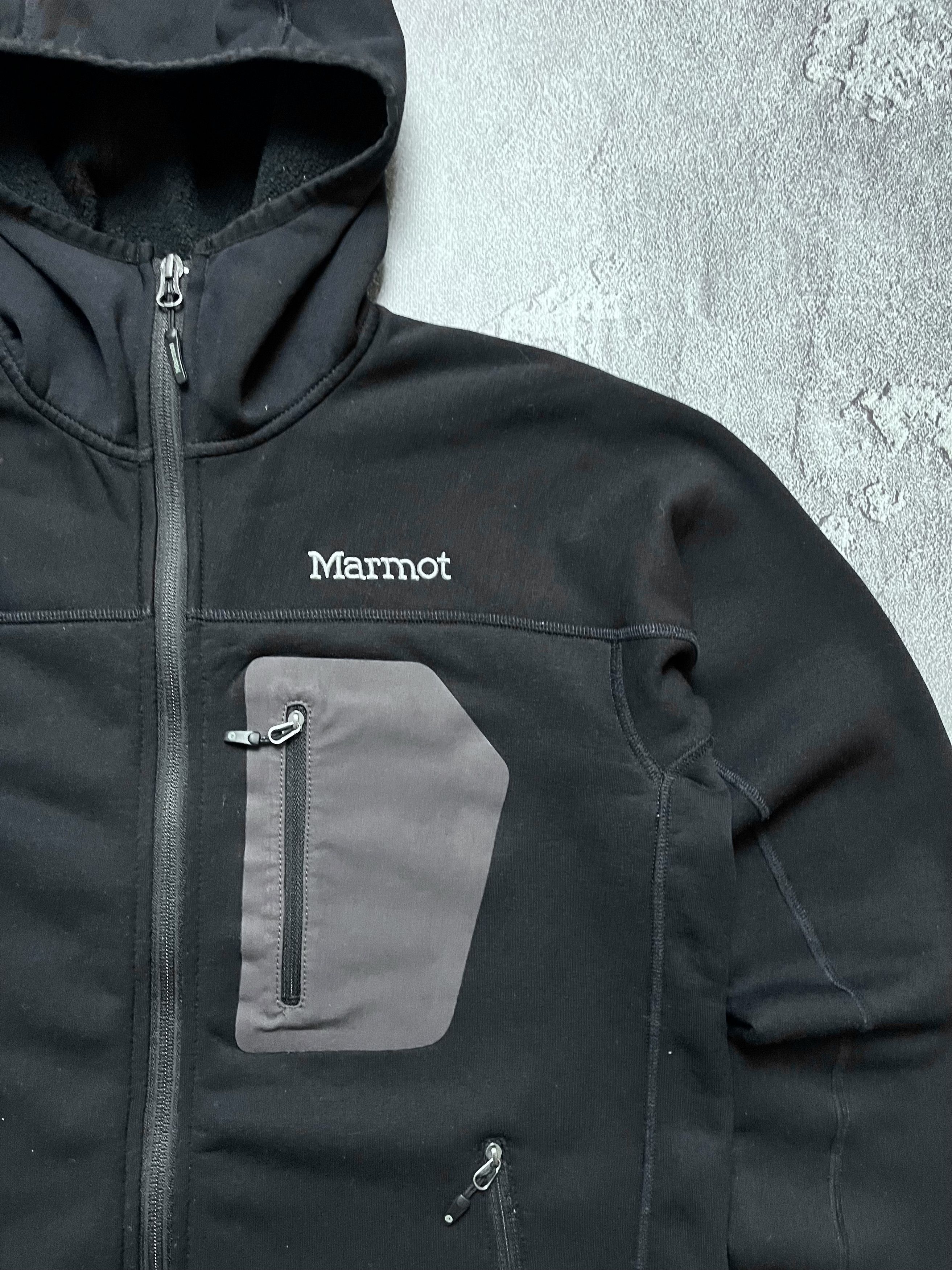 Marmot Vintage Fleece Softshell Marmot Big Logo Gorpcore Mens M Size US M / EU 48-50 / 2 - 2 Thumbnail
