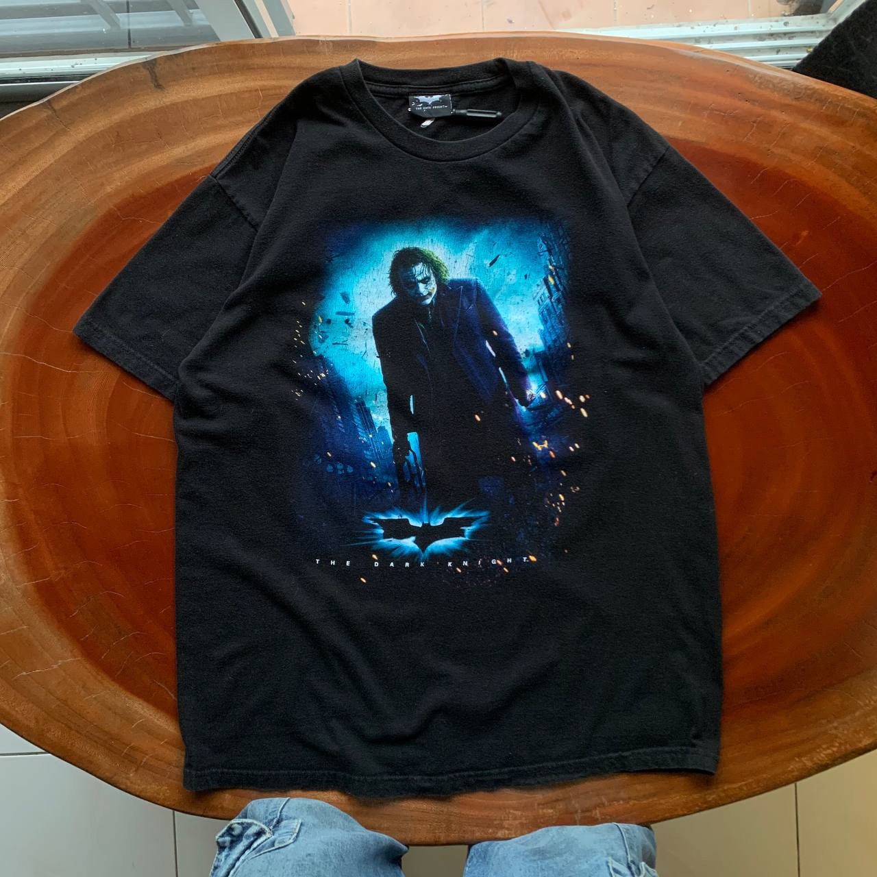 DC Comics Joker The Dark Knight Batman Heath Ledger Black T Shirt Size US L / EU 52-54 / 3 - 1 Thumbnail