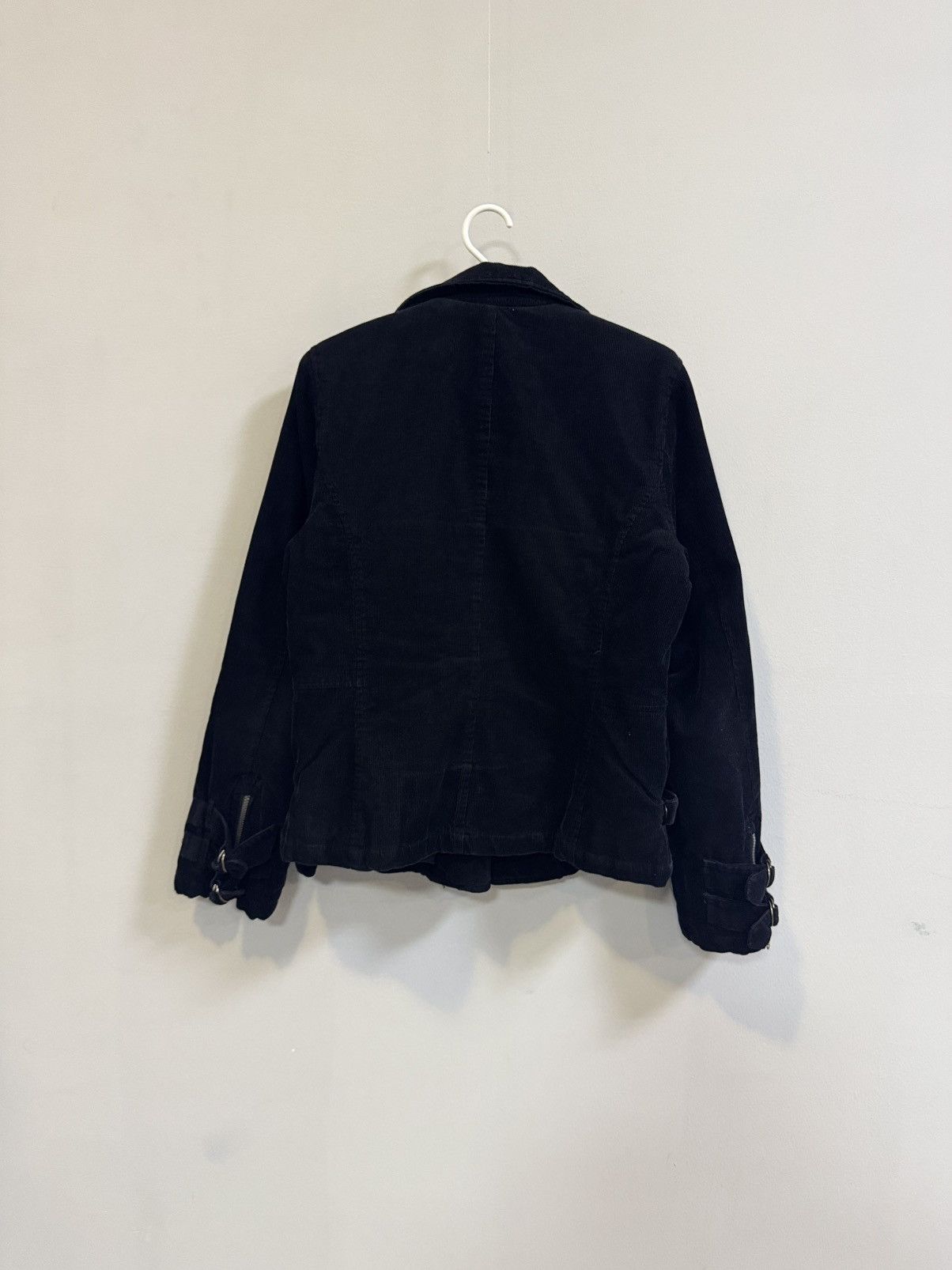 Other Vintage Y2K Archive Cropped Denim Velvet Bomber Jacket Size S / US 4 / IT 40 - 9 Thumbnail