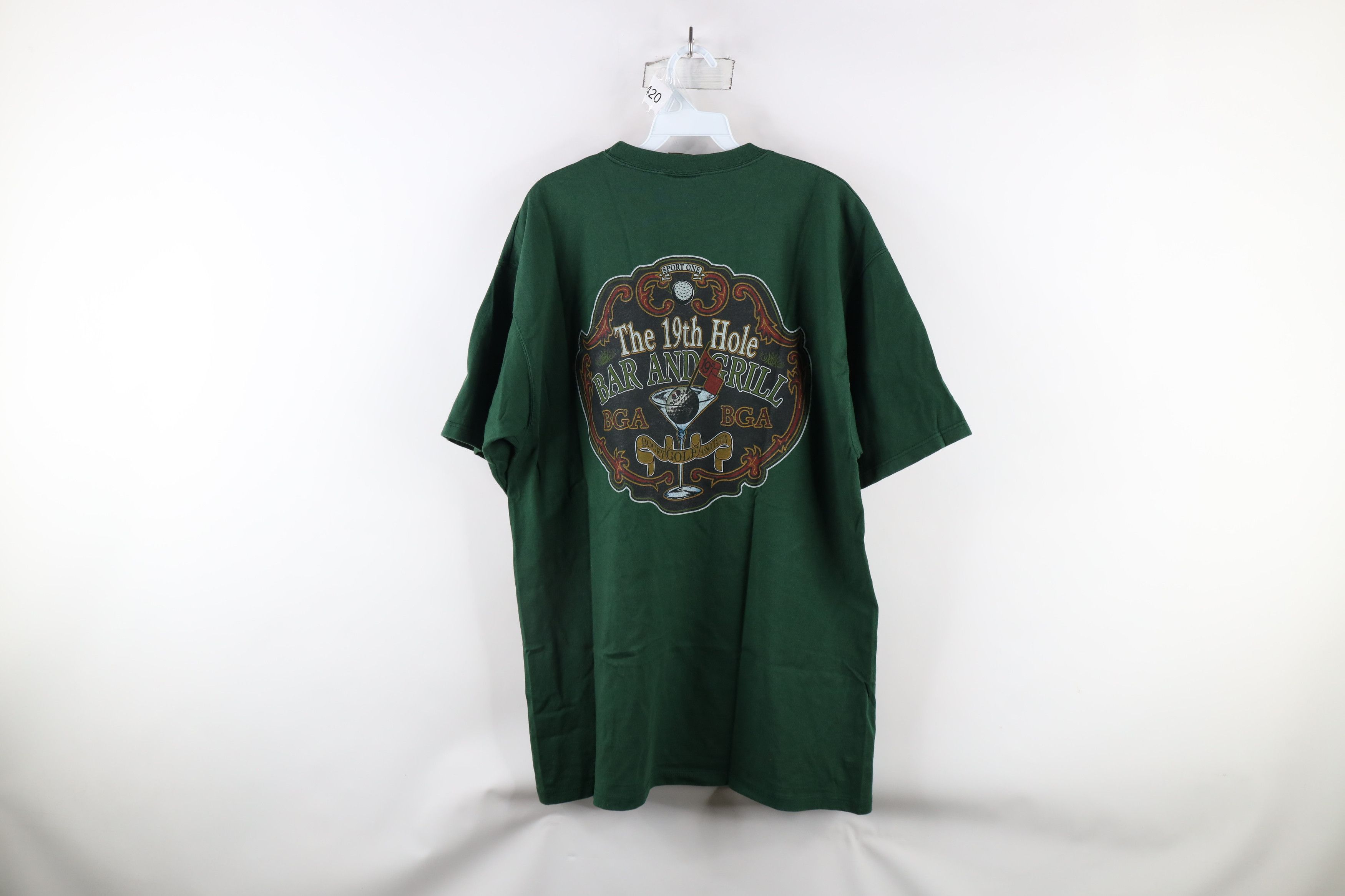 Vintage Vintage 90s Bogey Golf Restaurant Short Sleeve T-Shirt USA Size US L / EU 52-54 / 3 - 9 Thumbnail