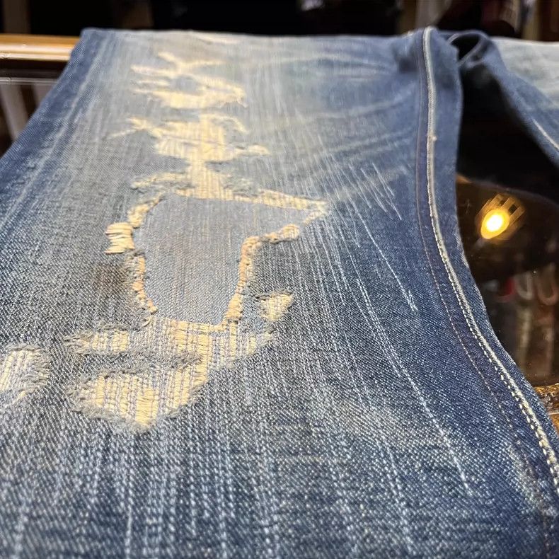 RRL Ralph Lauren RRL Ralph Lauren Niuwang jeans are damaged and worn out Size US 34 / EU 50 - 8 Thumbnail