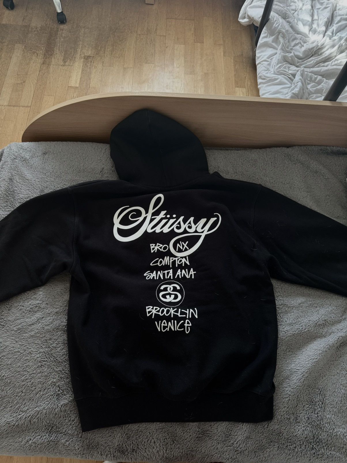 Stussy Stussy World Tour Hoodie Size US XL / EU 56 / 4 - 2 Thumbnail