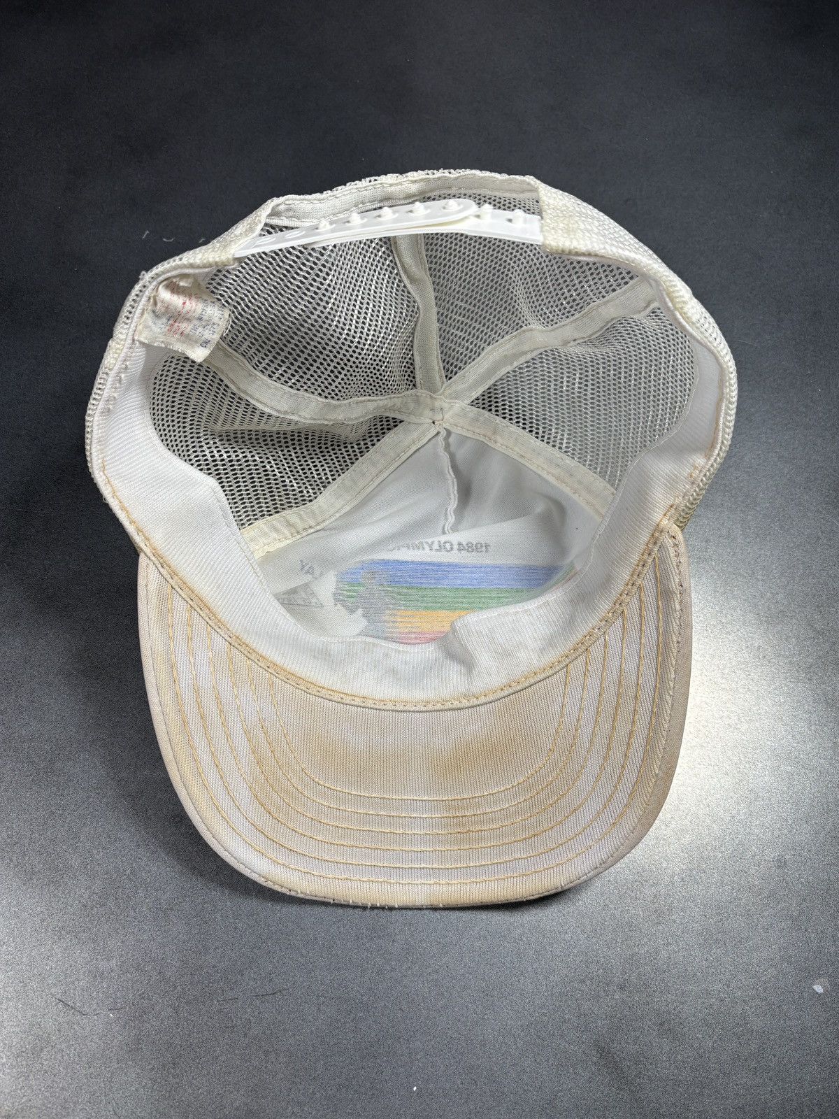 Levi's Vintage Levi's Trucker Hat 1984 Olympics Torch Staff Promo Size ONE SIZE - 10 Thumbnail