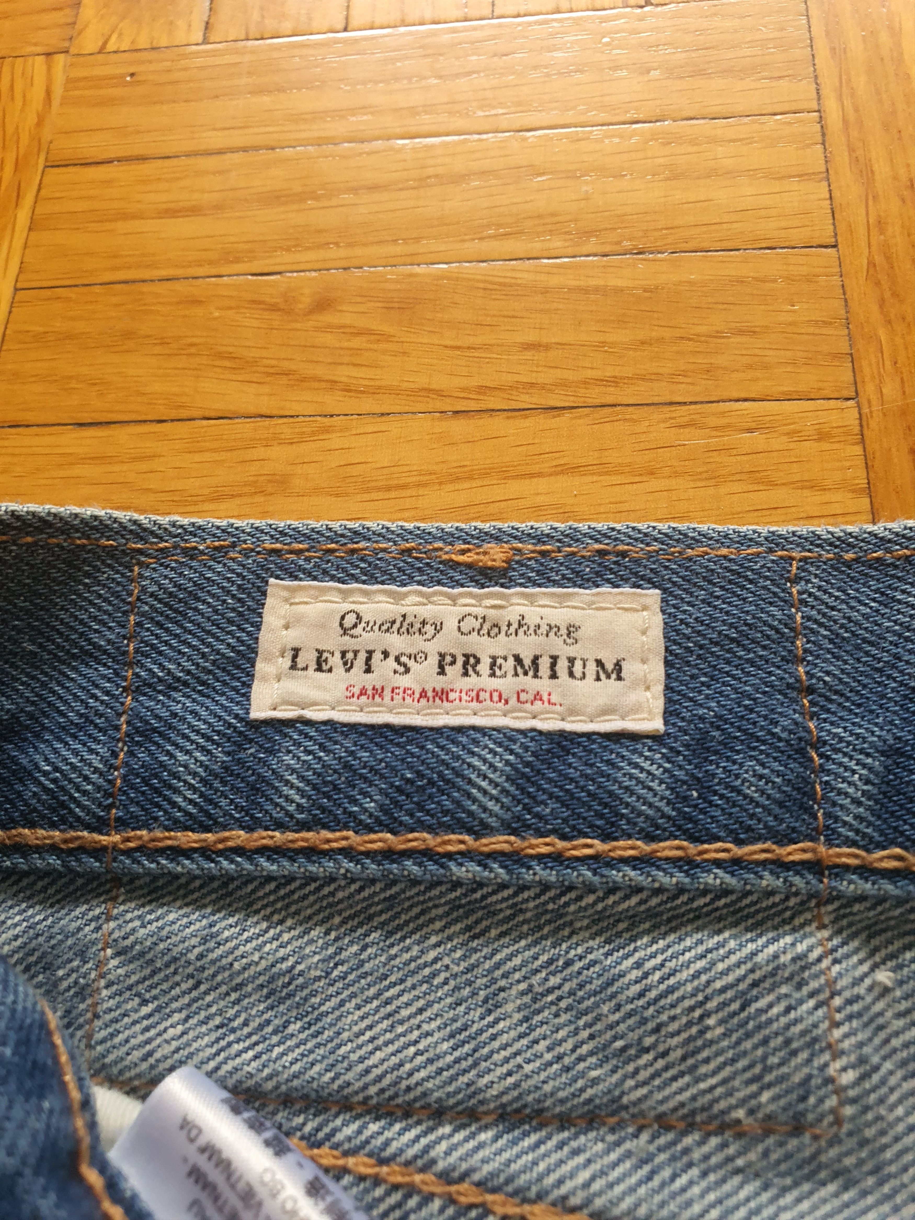 Levi's Vintage Clothing PREMIUM (Big E) Denim Jeans - Mod STAY LOOSE (568) - W31 L27 Size US 31 - 6 Thumbnail
