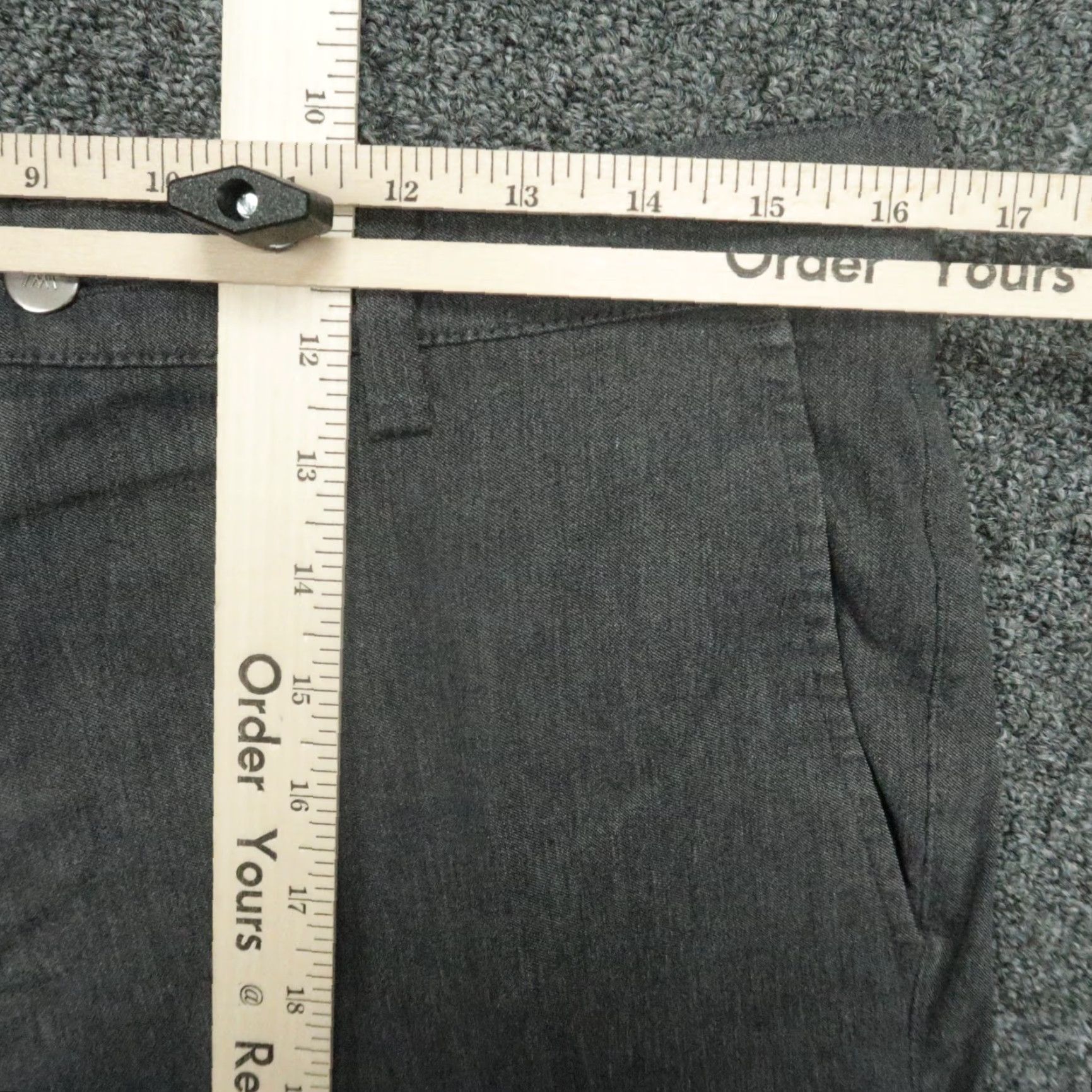 Mizzen+Main Mizzen + Main Pants Men 32x32 Gray Performance Chino Straight Stretch Size US 32 / EU 48 - 6 Thumbnail