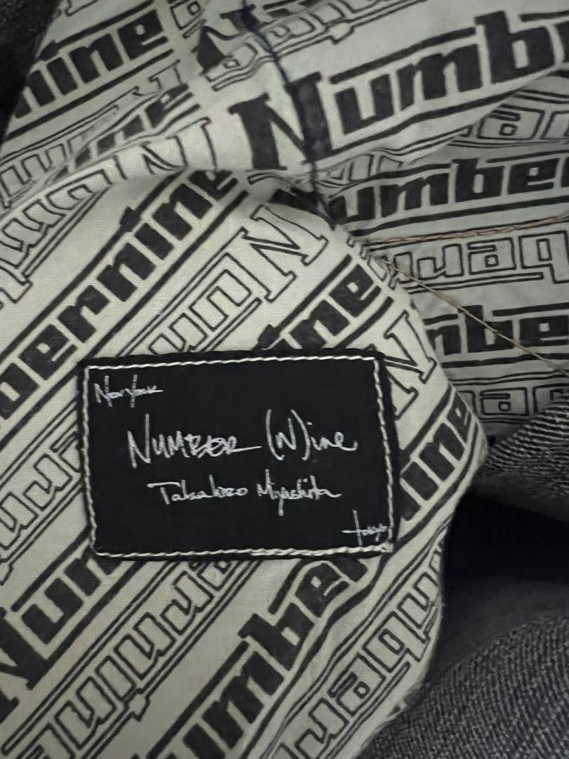 Number (N)ine NUMBER (N)INE Distressed Patch Denim Pants 3 x 32 Size US 31 - 4 Thumbnail