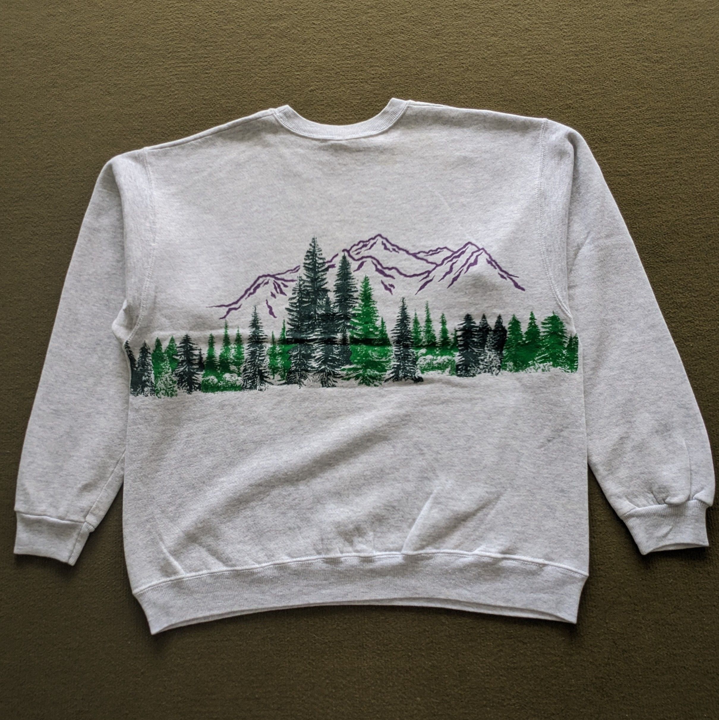 Other Vintage LAKE TAHOE Outdoor Style Sweatshirt Size US L / EU 52-54 / 3 - 2 Thumbnail