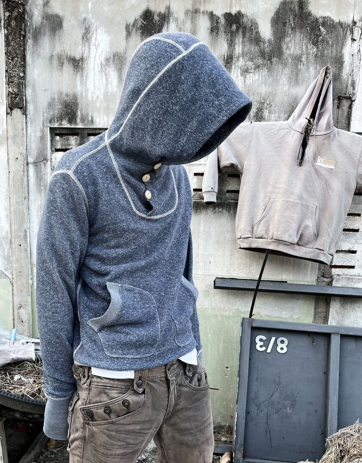 VINTAGE DIESEL ITEM KNIT BONO AND NINJA HOODIE