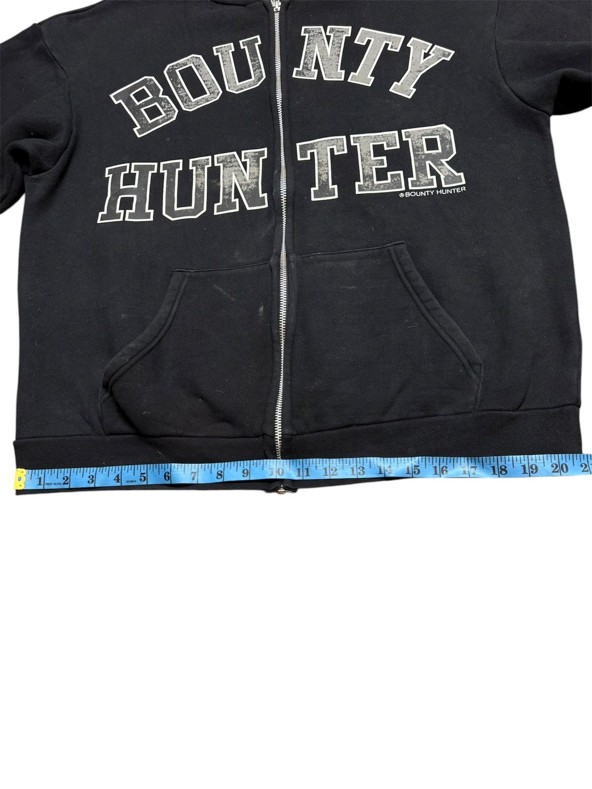 Bounty Hunter Streetwear Bounty Hunter Black zip-up Sweatshirt Size US XL / EU 56 / 4 - 15 Thumbnail