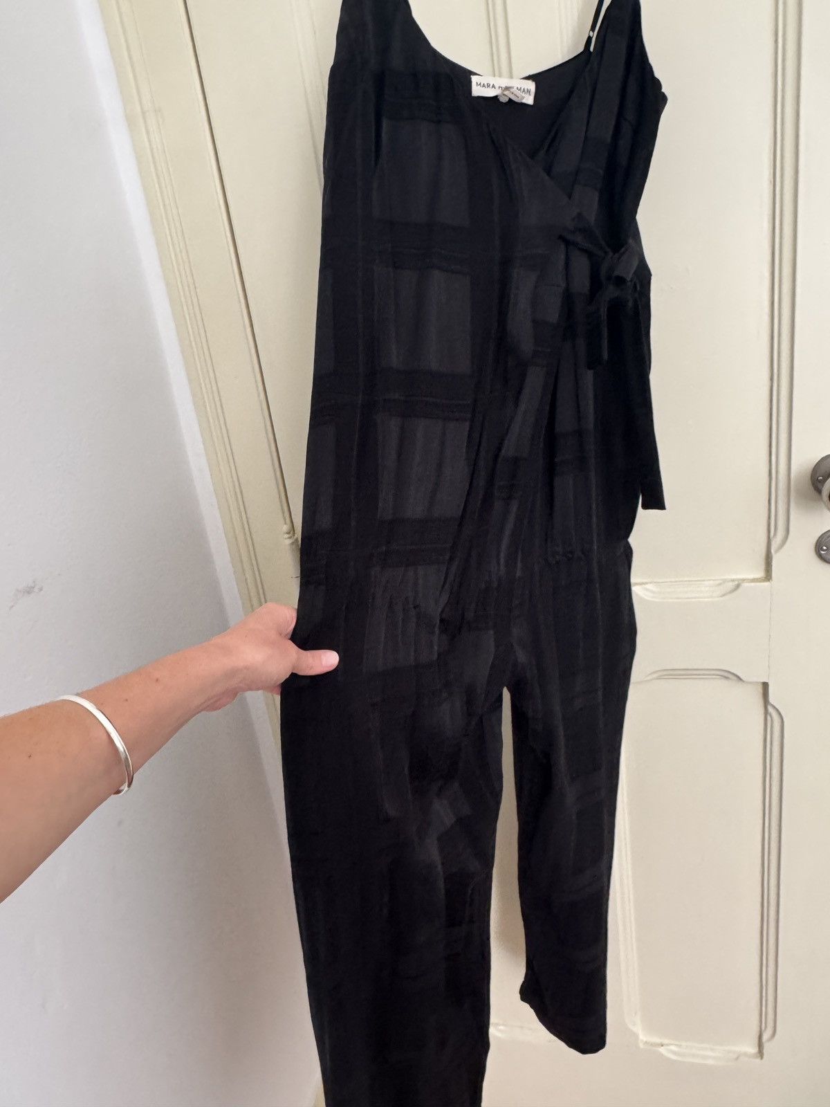 Mara Hoffman Mara Hoffmann Structured asymmetrical black jumpsuit Size 27" / US 4 / IT 40 - 1 Thumbnail