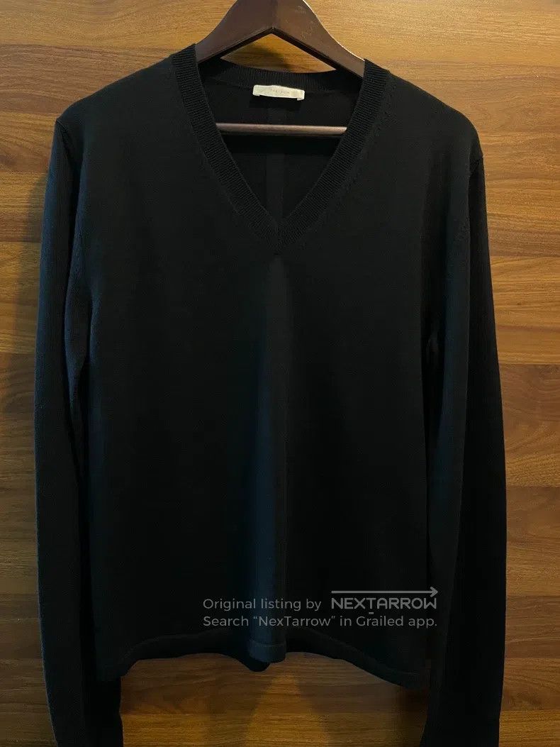 The Row The row V-neck pile-sleeve wool sweater Size XS / US 0-2 / IT 36-38 - 1 Thumbnail