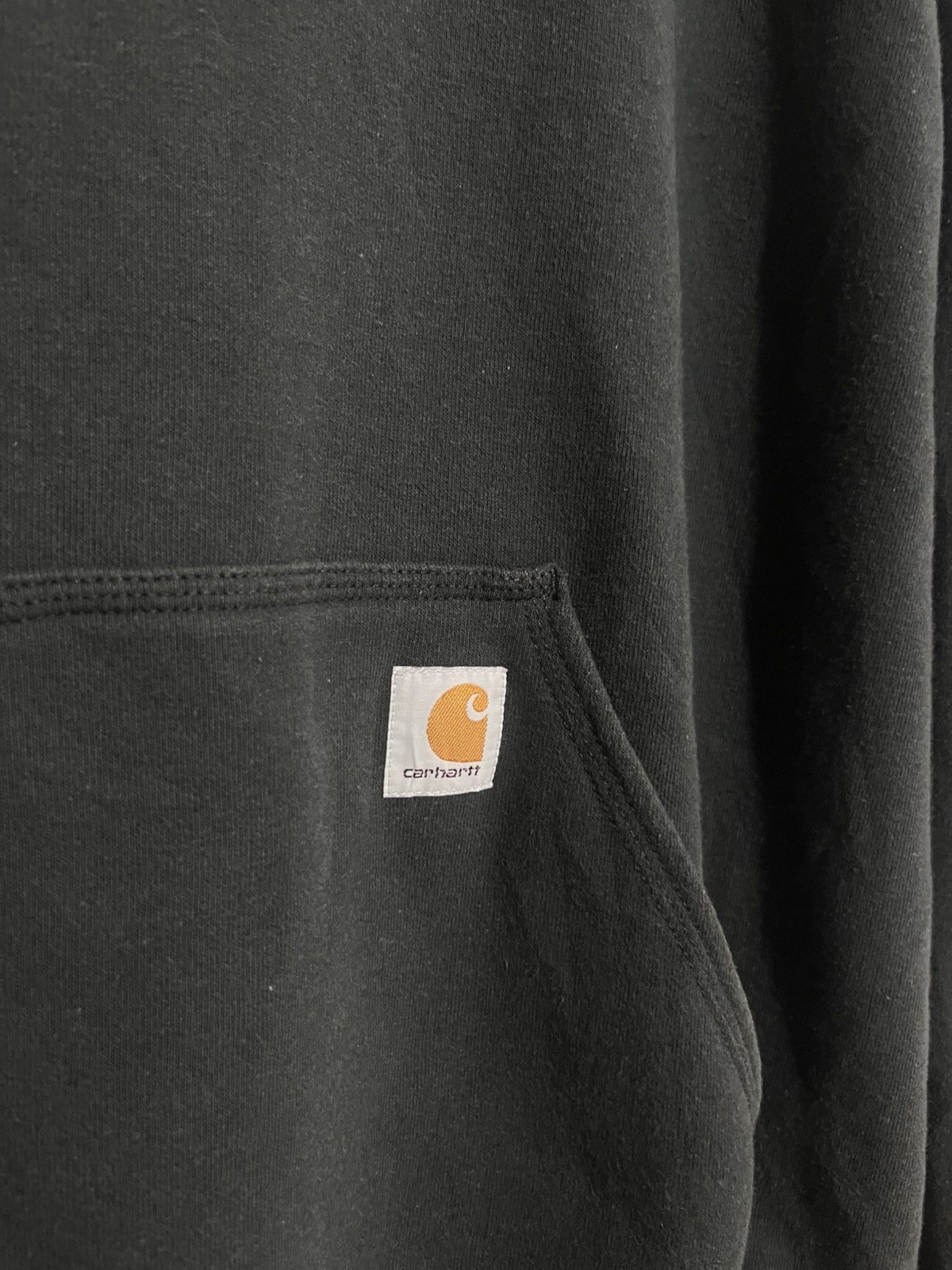 Carhartt Carhartt K288 Logo Sleeve Graphic Black Hoodie Spellout - XL Size US XL / EU 56 / 4 - 3 Thumbnail