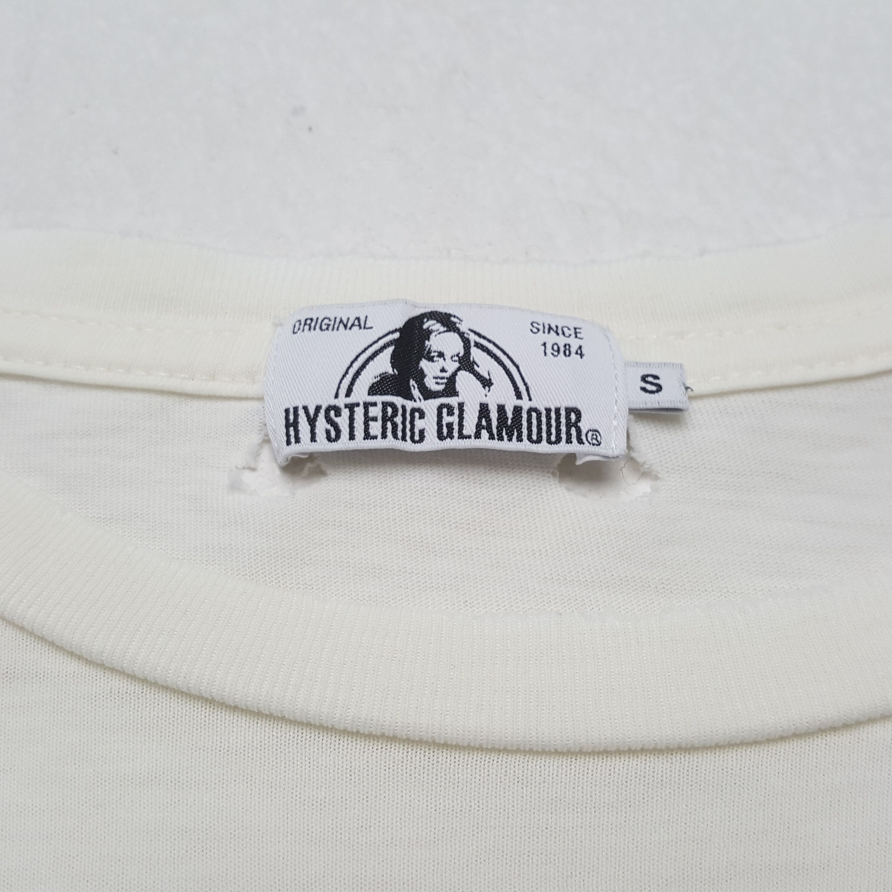Hysteric Glamour Vintage Hysteric Glamour Japan Fashion Brand T-Shirt C301N48 Size US S / EU 44-46 / 1 - 5 Thumbnail