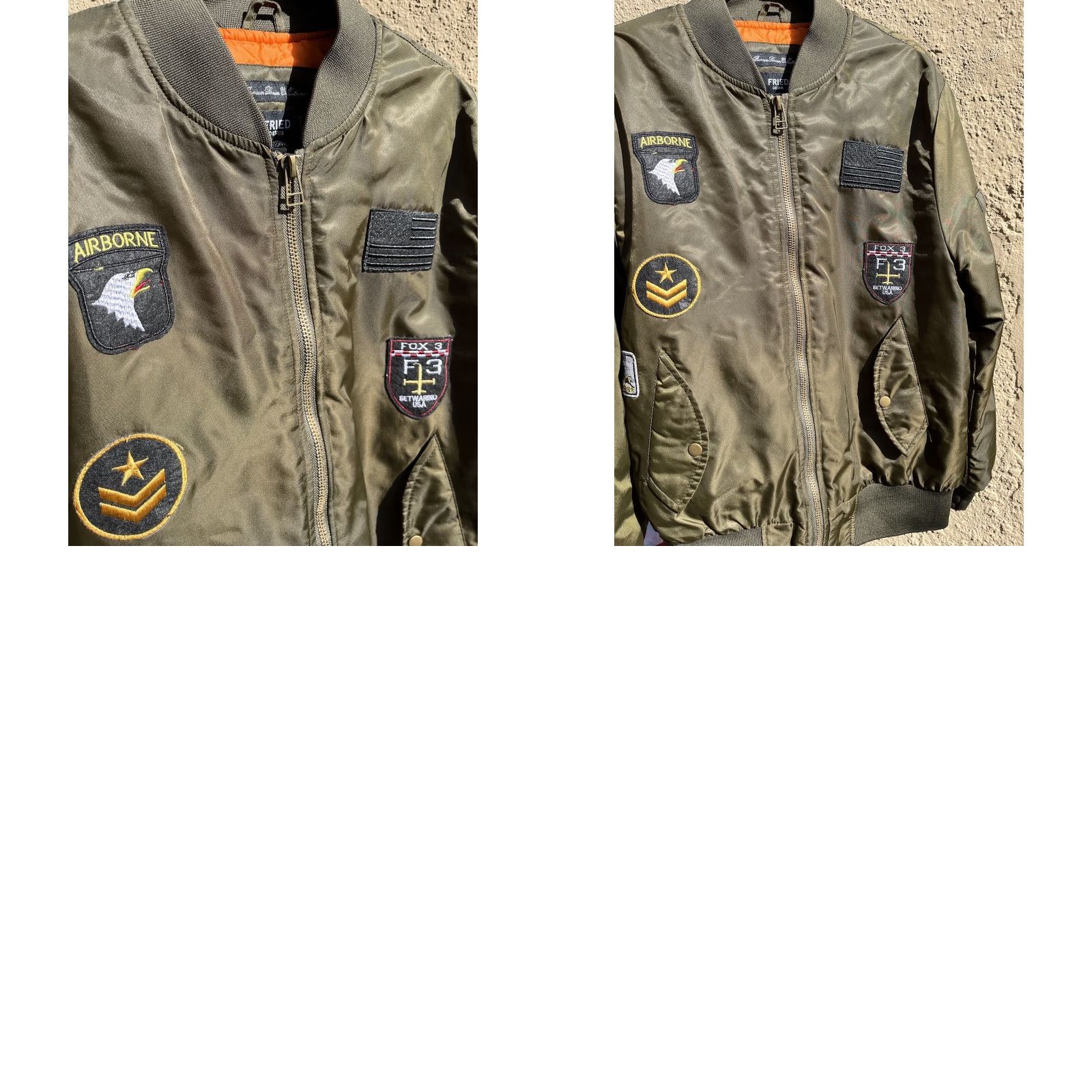 Vintage VINTAGE? No. Field Denim Jacket Green L Casual Mens Bomber Zip 4? No. Size US L / EU 52-54 / 3 - 9 Thumbnail