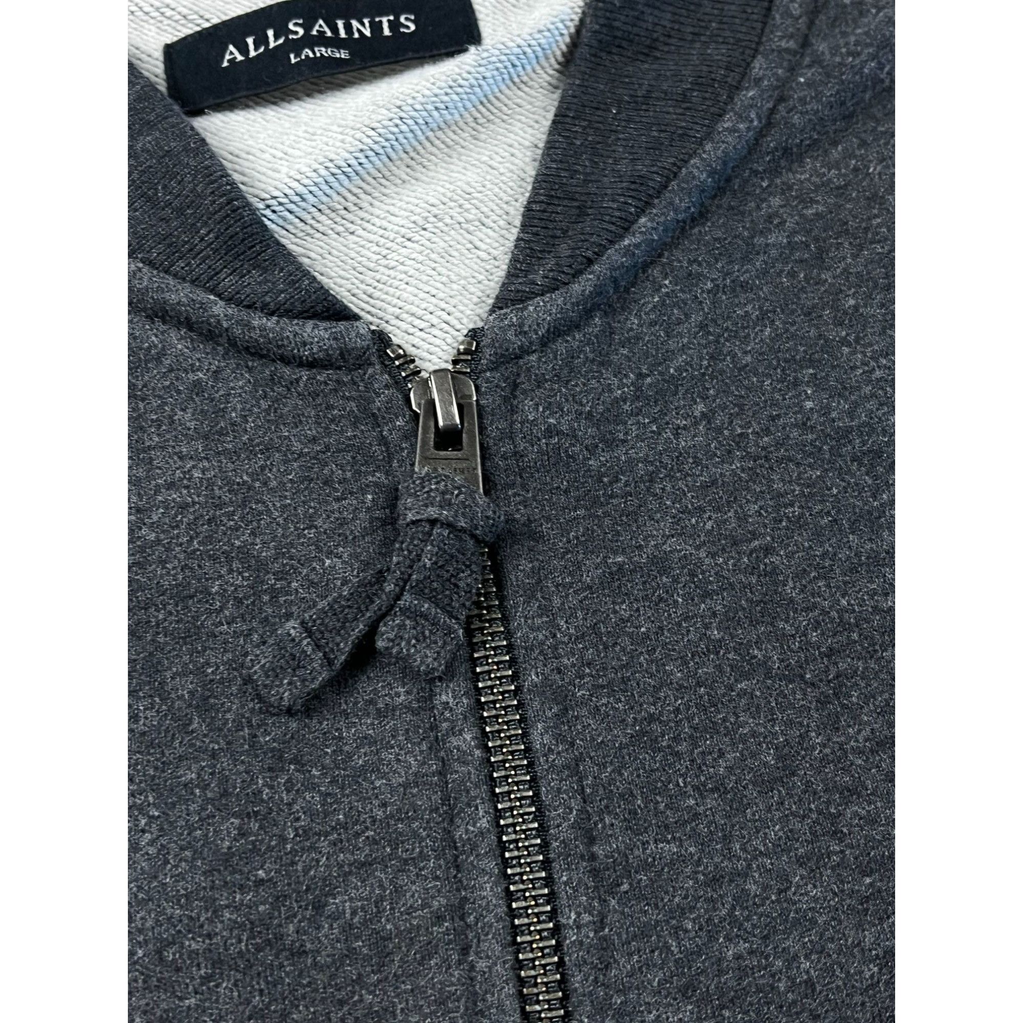 Allsaints × Vintage Allsaints Mens Luxury Cotton Bomber Jacket Size US L / EU 52-54 / 3 - 3 Thumbnail