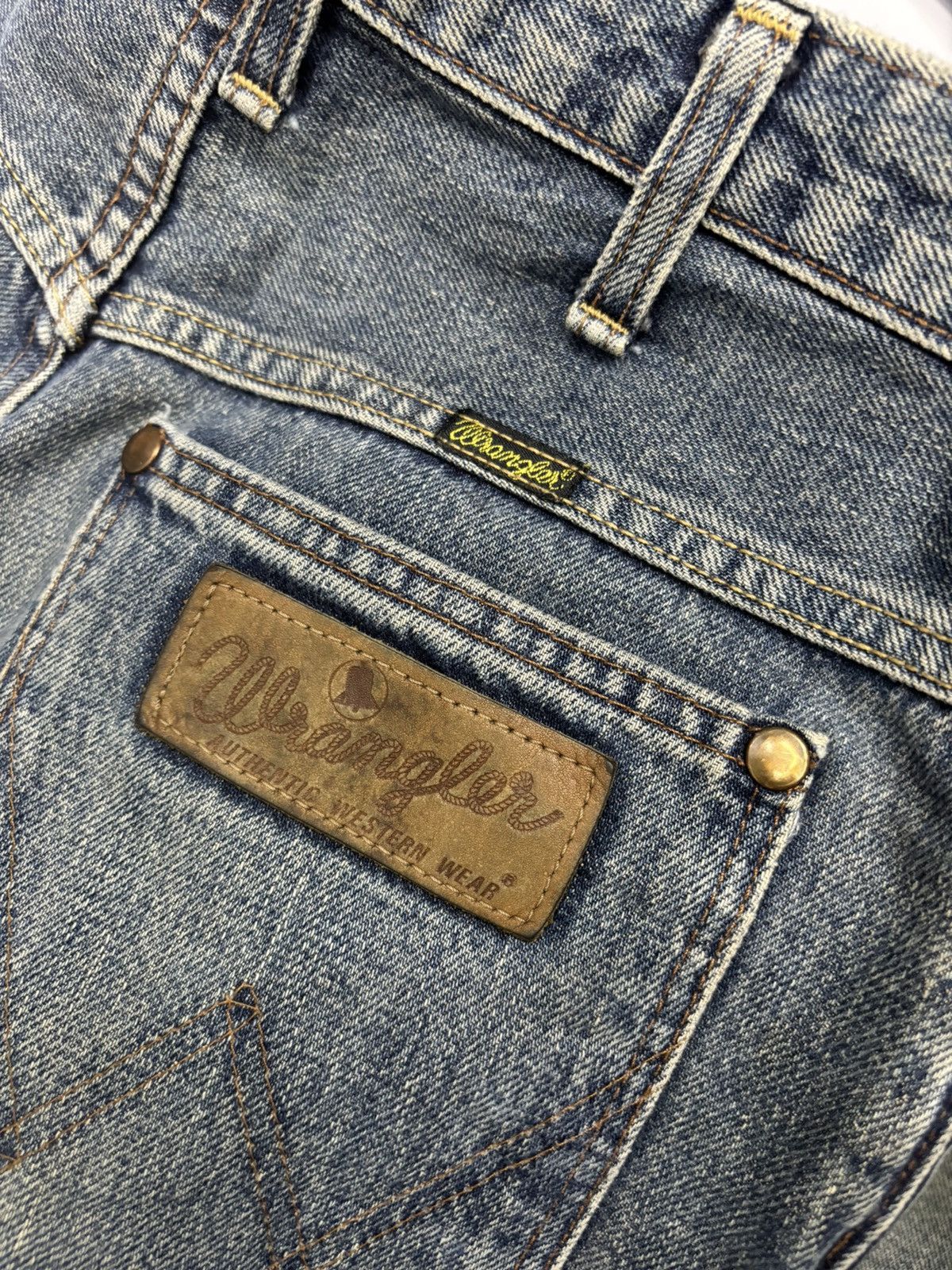 Kapital 💥VINTAGE WRANGLER LOOSE DISTRESSED DENIM JEANS Size US 27 - 10 Thumbnail