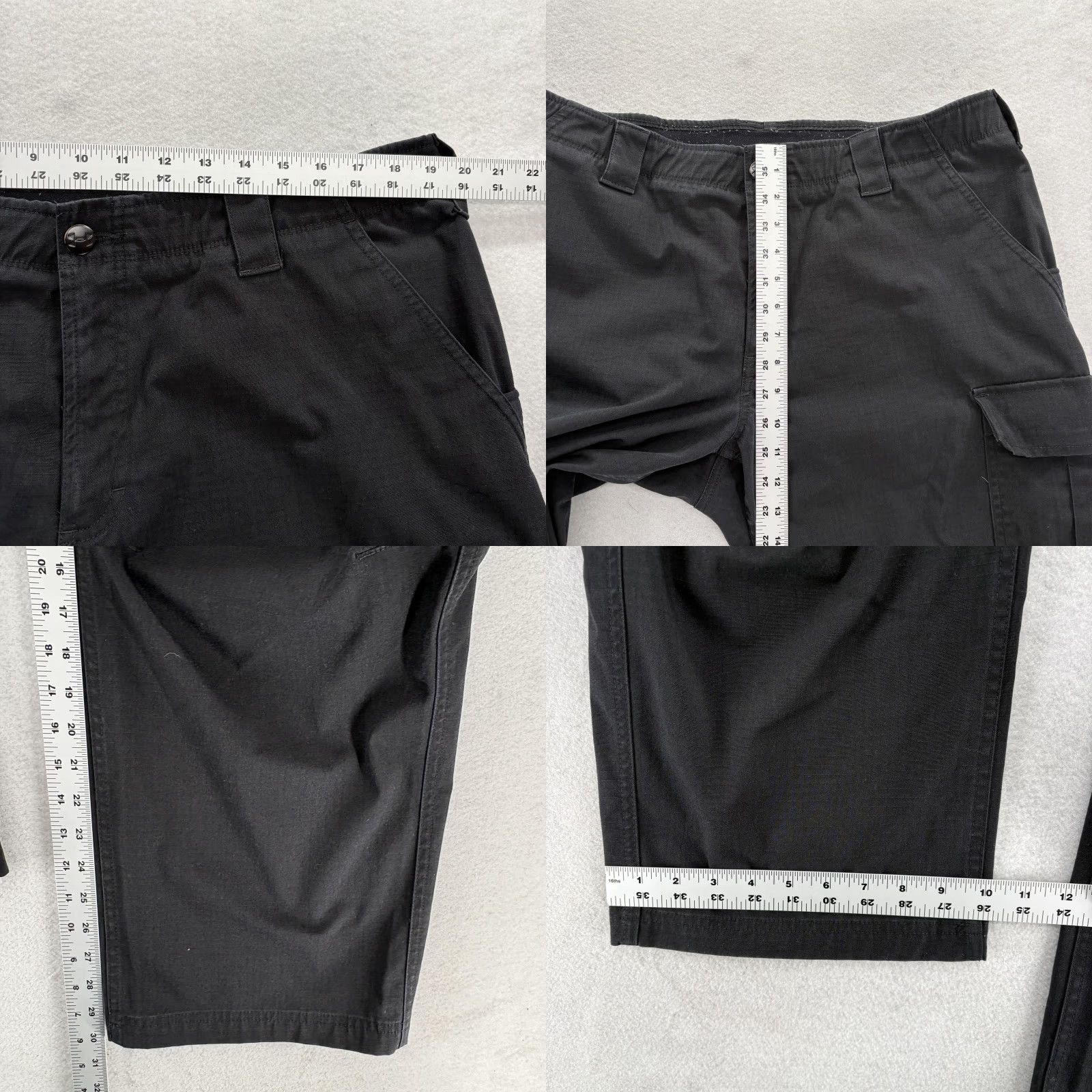 Under Armour Under Armour Tactical Patrol Pants Womens 18 Black Ripstop Storm Relaxed Fit Size 40" / US 18 - 8 Thumbnail