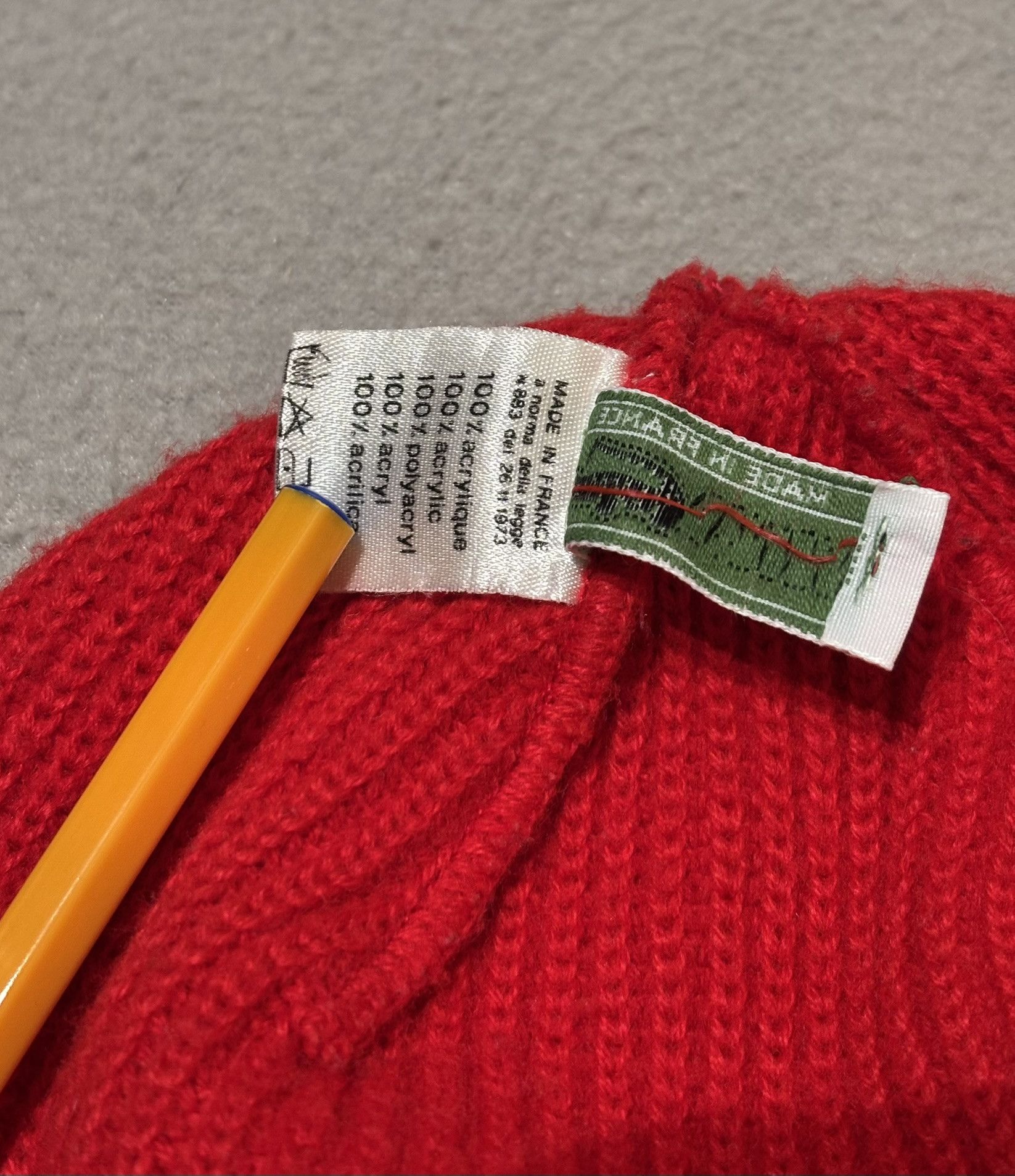 Lacoste Lacoste vintage 80s winter hat, size: Universal Size ONE SIZE - 13 Thumbnail