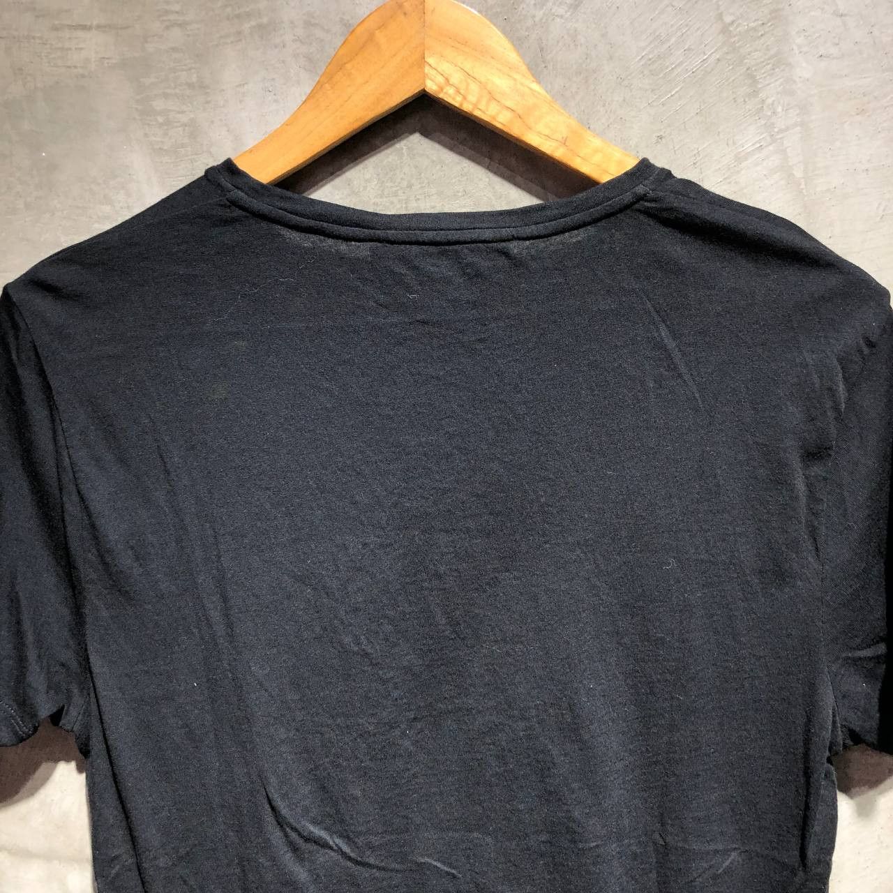 Gucci Logo Made in Italy Black on Black tee