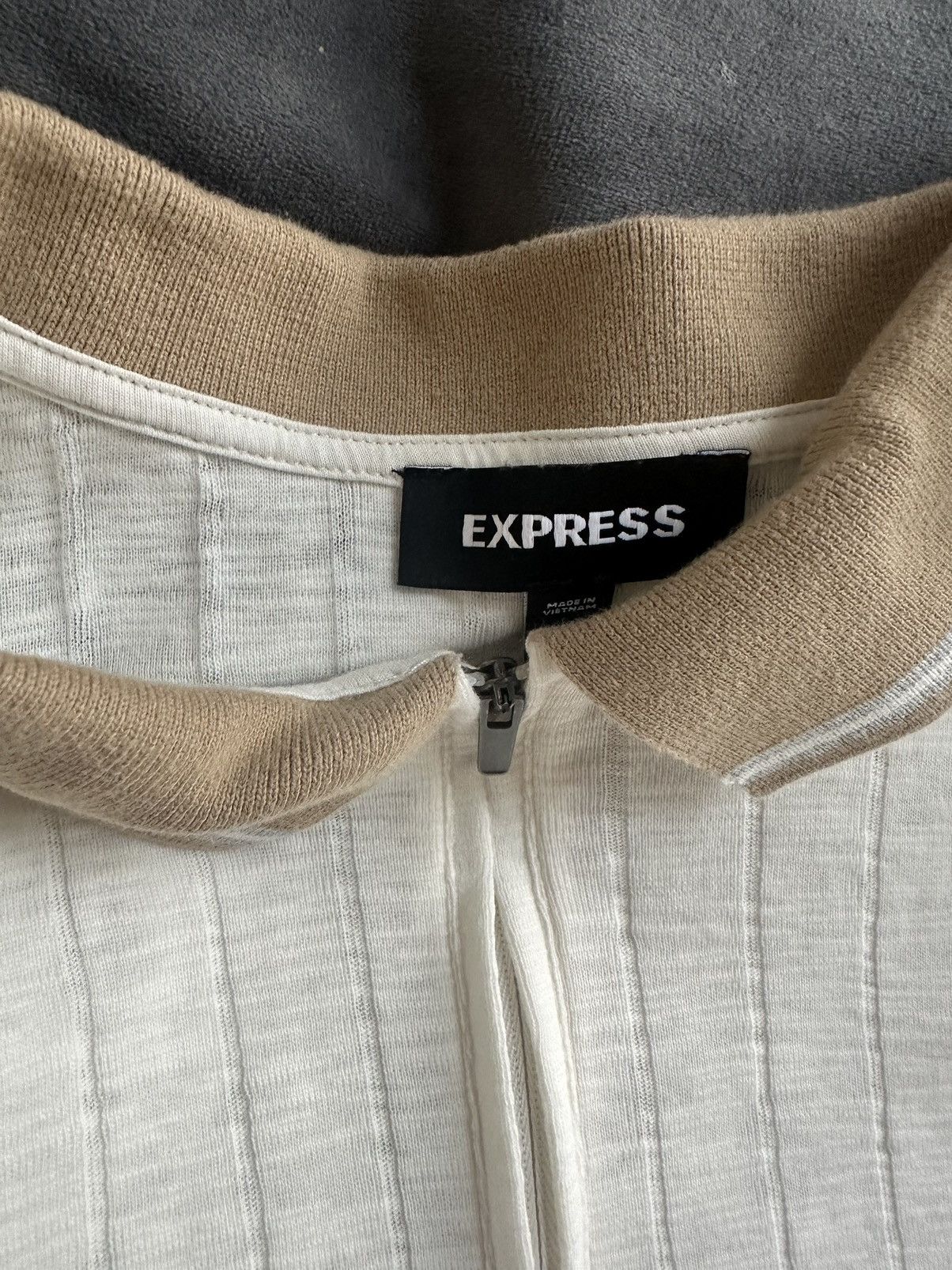 Express Express Polo Zip Tee XL Size US XL / EU 56 / 4 - 2 Thumbnail