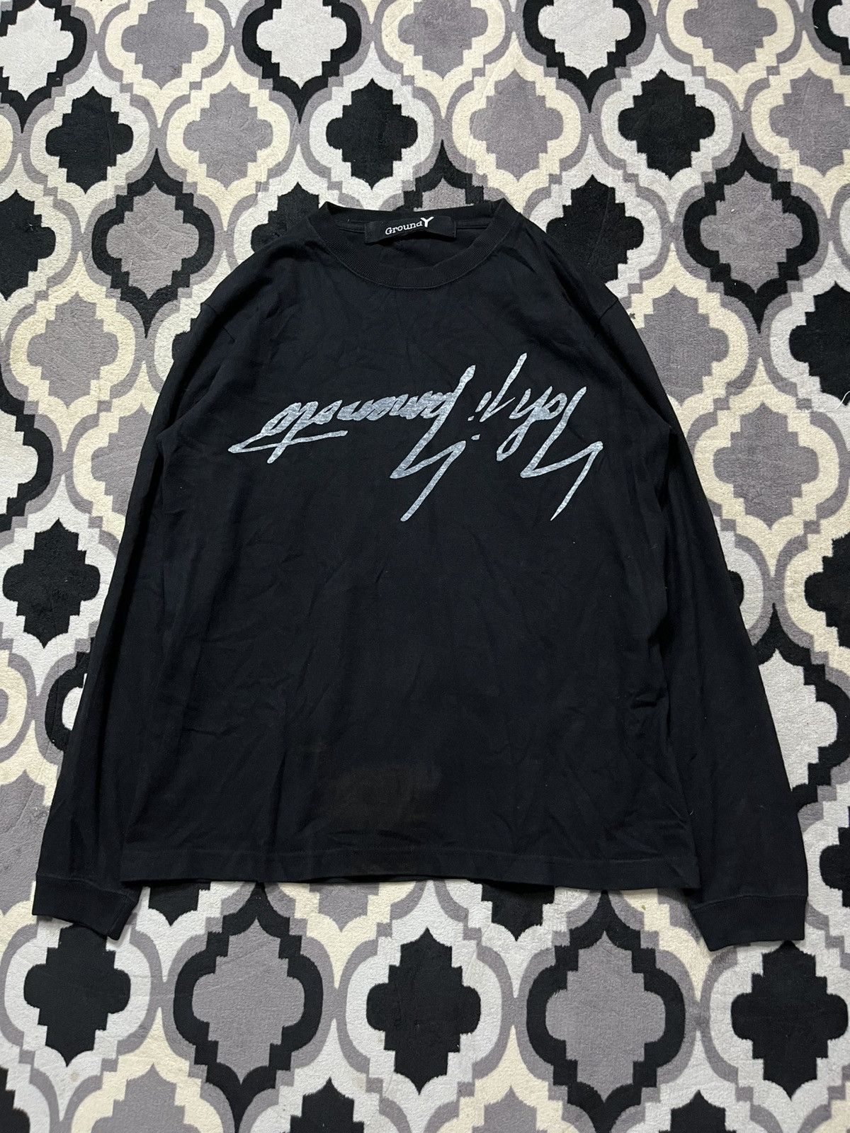 Yohji Yamamoto Yohji yamamoto Ground Y longsleeve tshirt Size US S / EU 44-46 / 1 - 1 Thumbnail