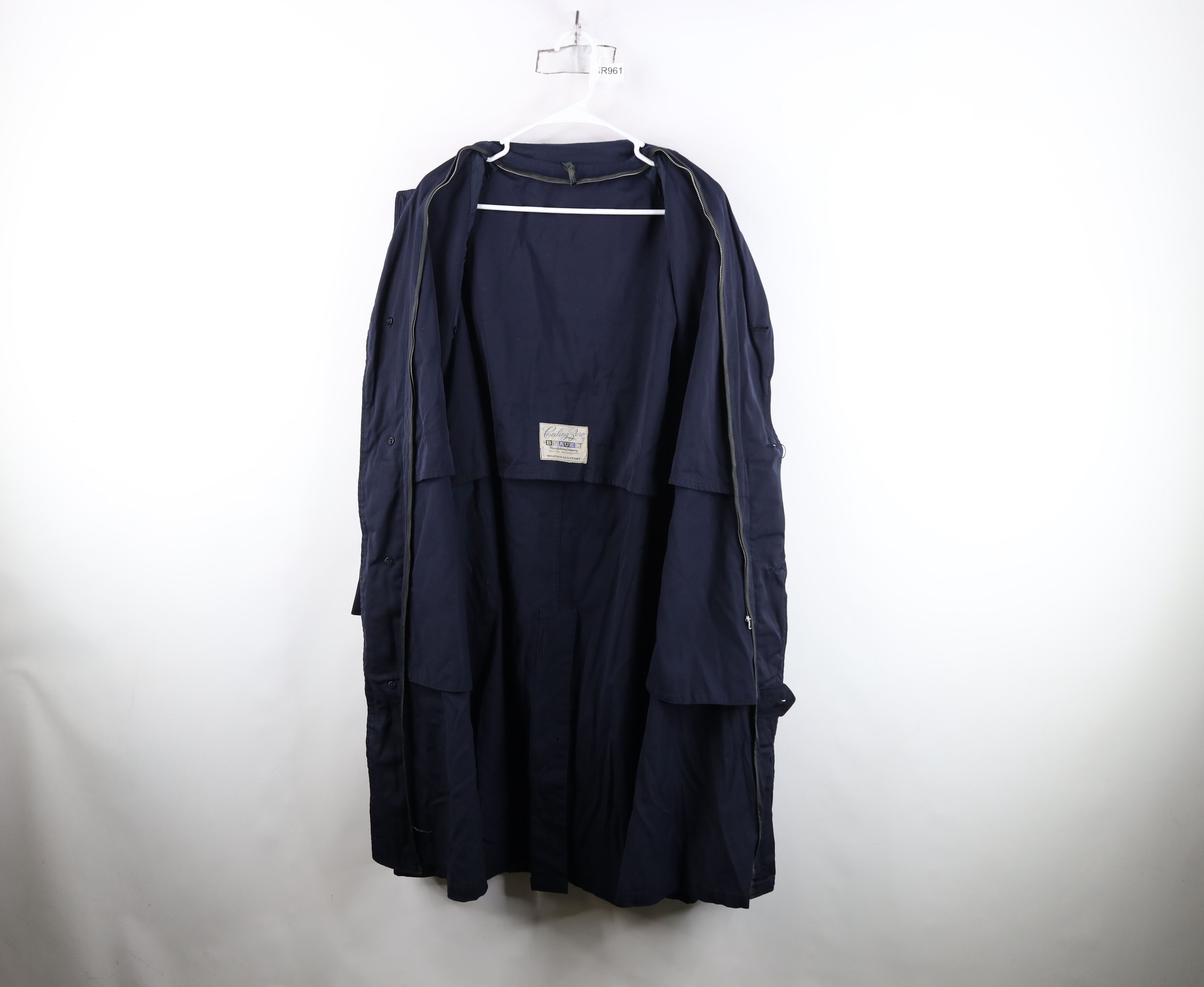 Vintage Vintage 60s Blauer Police Uniform Trench Coat Rain Jacket Size US XL / EU 56 / 4 - 10 Thumbnail