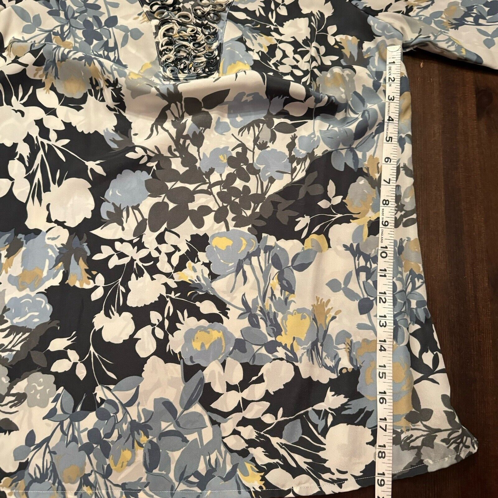Avenue Avenue Blouse Top Floral Multicolor Appliqué Plus Size 14/16 Size XL / US 12-14 / IT 48-50 - 9 Thumbnail