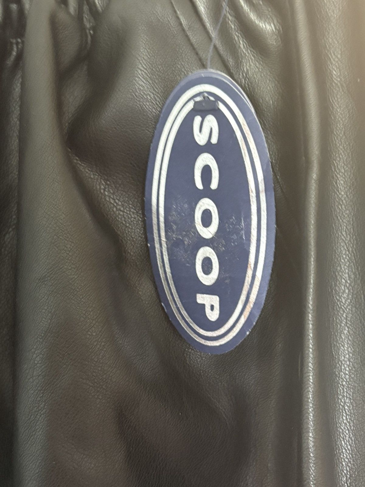 SCOOP Scoop NYC Vegan Leather Joggers New! Size 38" / US 16 / IT 52 - 13 Thumbnail