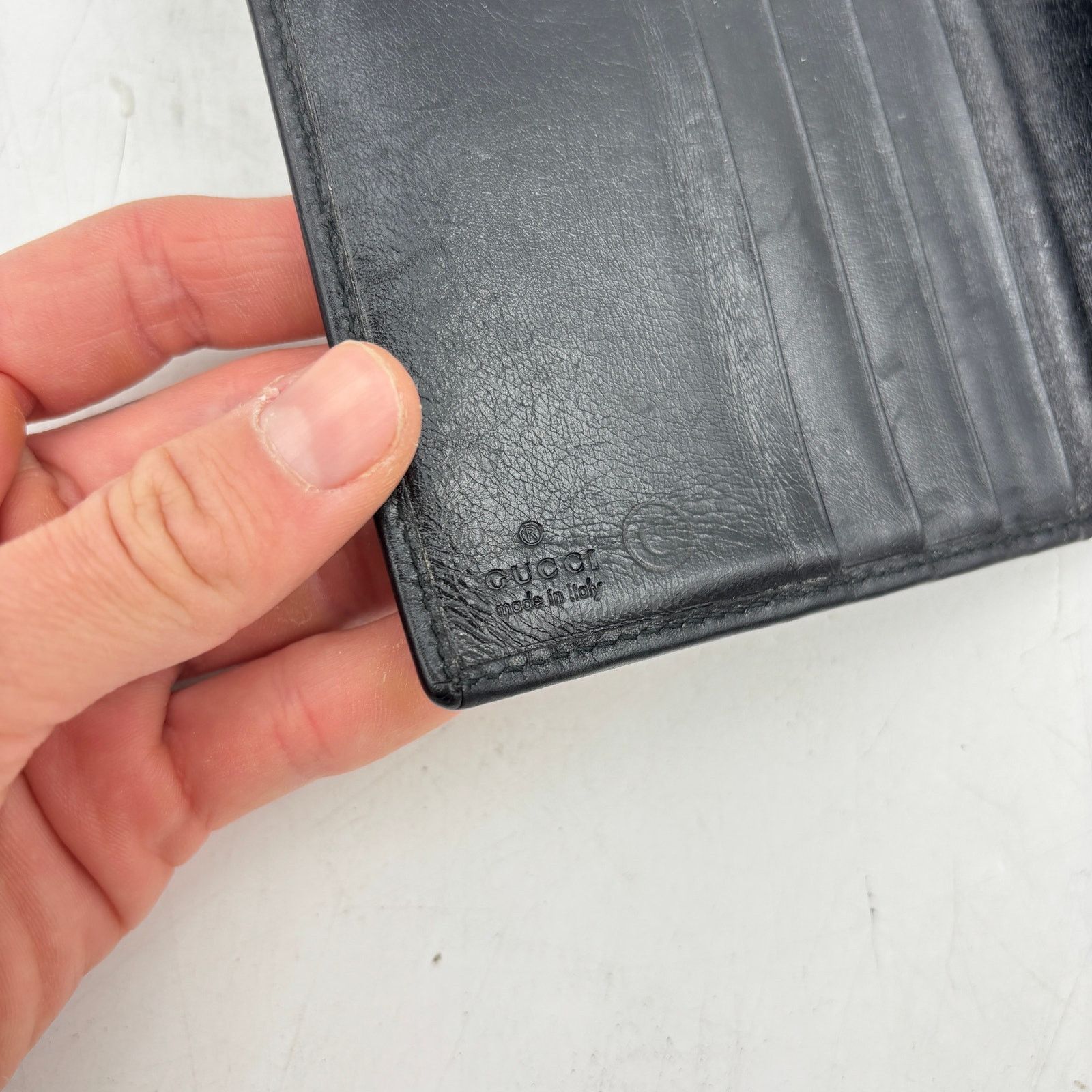 Gucci Vintage Gucci GG Clasp Long Wallet Black Archive Luxury Size ONE SIZE - 7 Thumbnail