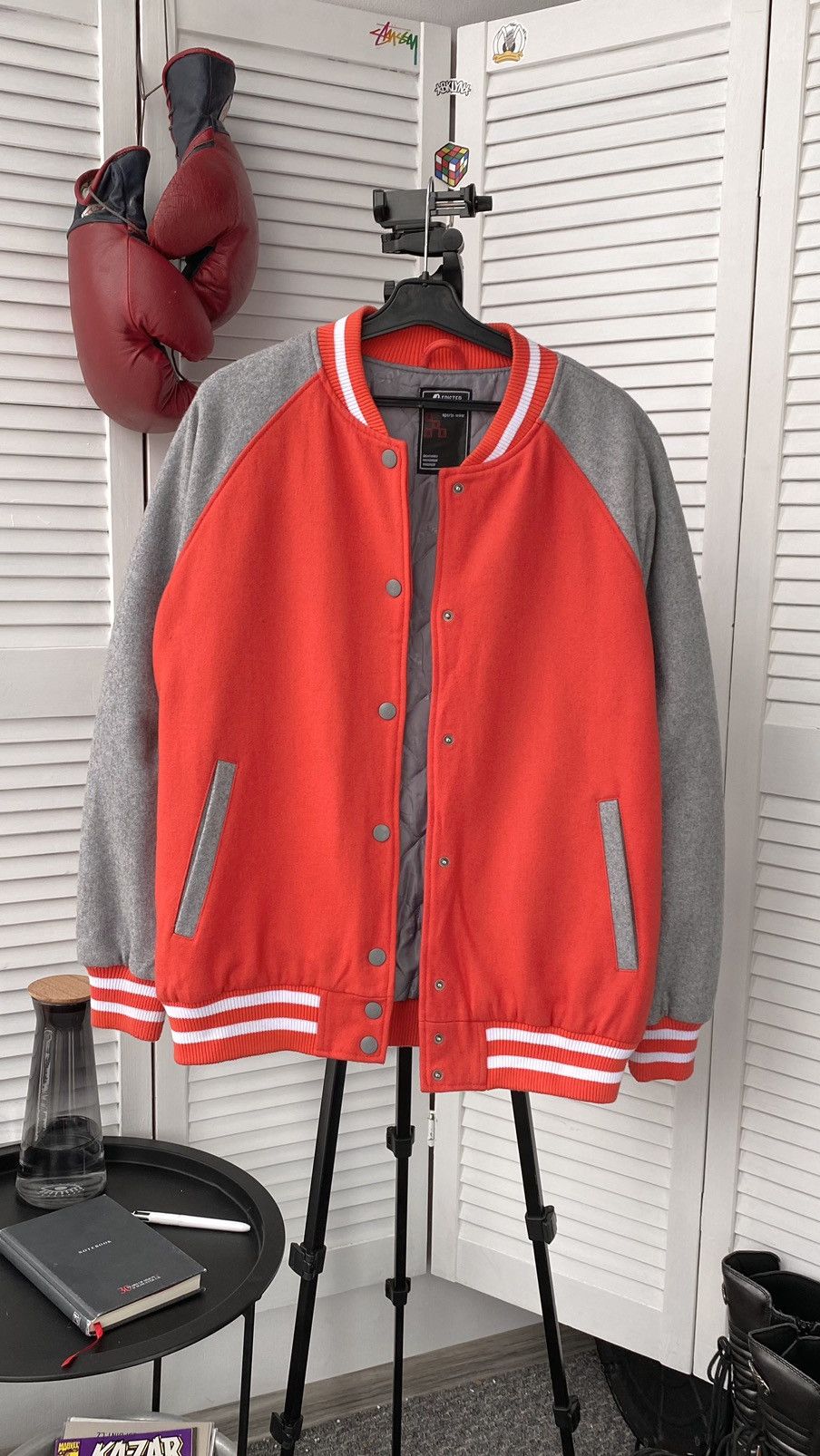 Vintage Vintage Varsity Wool Bomber Jacket Y2K Size US M / EU 48-50 / 2 - 5 Thumbnail