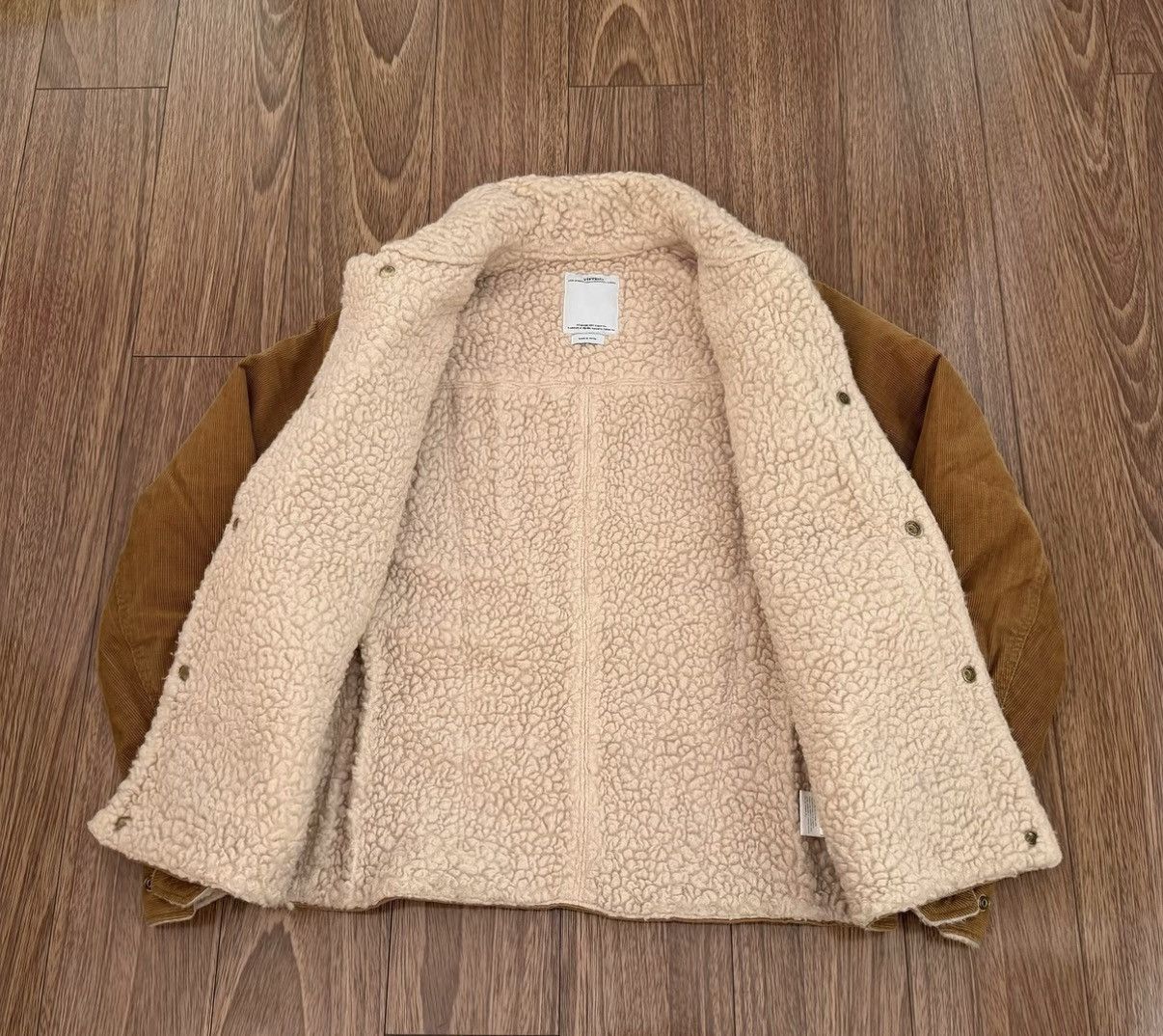 Visvim VISVIM CARAVAN JKT SLUB 14AW, corduroy shearling jacket, Size US S / EU 44-46 / 1 - 3 Thumbnail
