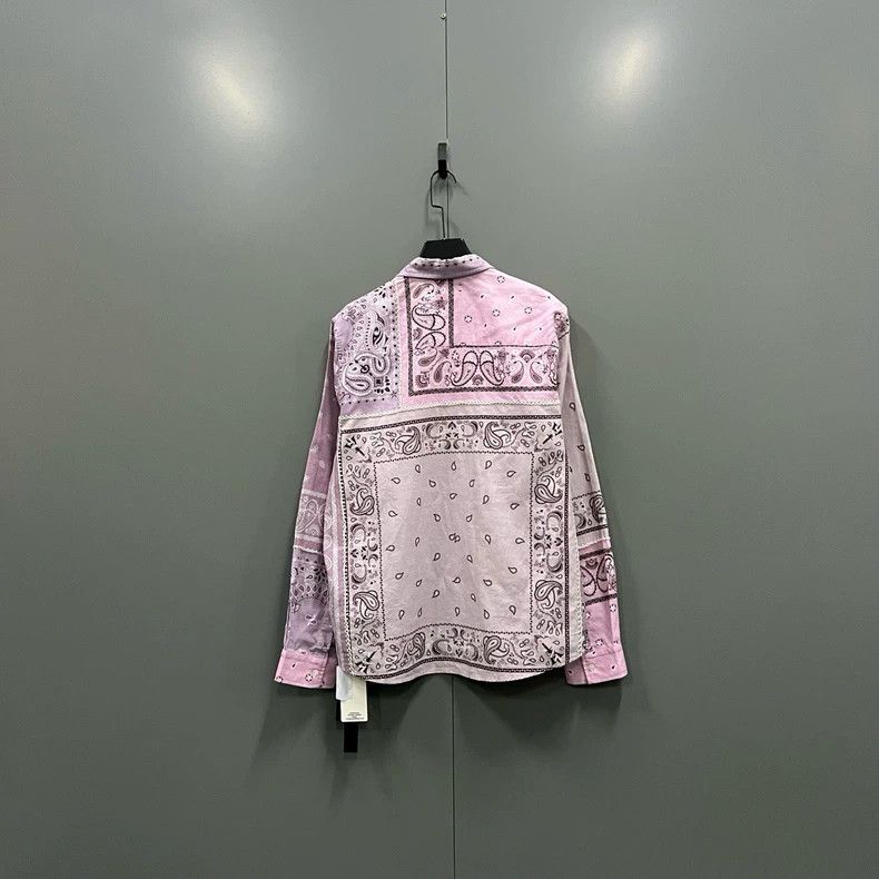 Amiri Amiri Pink Cashew Flower Shirt Size US XL / EU 56 / 4 - 3 Thumbnail