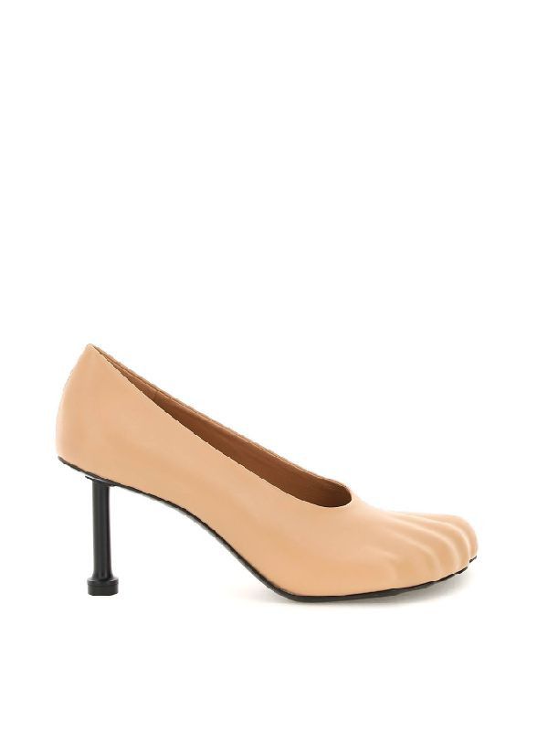 Balenciaga o1srvl11e1124 Anatomic 80mm Pumps in Gold Size US 8 / IT 38 - 1 Thumbnail