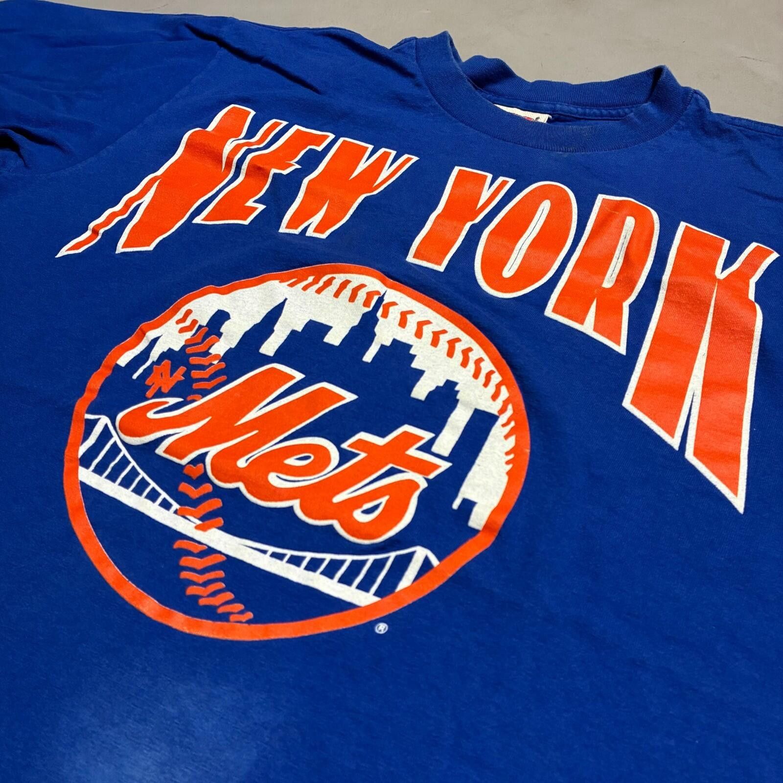 Nutmeg vtg new york mets nutmeg mlb tee made in usa 80s Size ONE SIZE - 7 Thumbnail