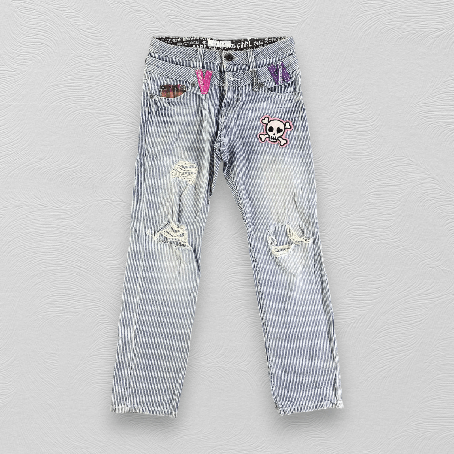 Japanese Brand Japanese Colza Hikory Jeans Double Waist Denim KJ3025 Size US 29 - 1 Thumbnail