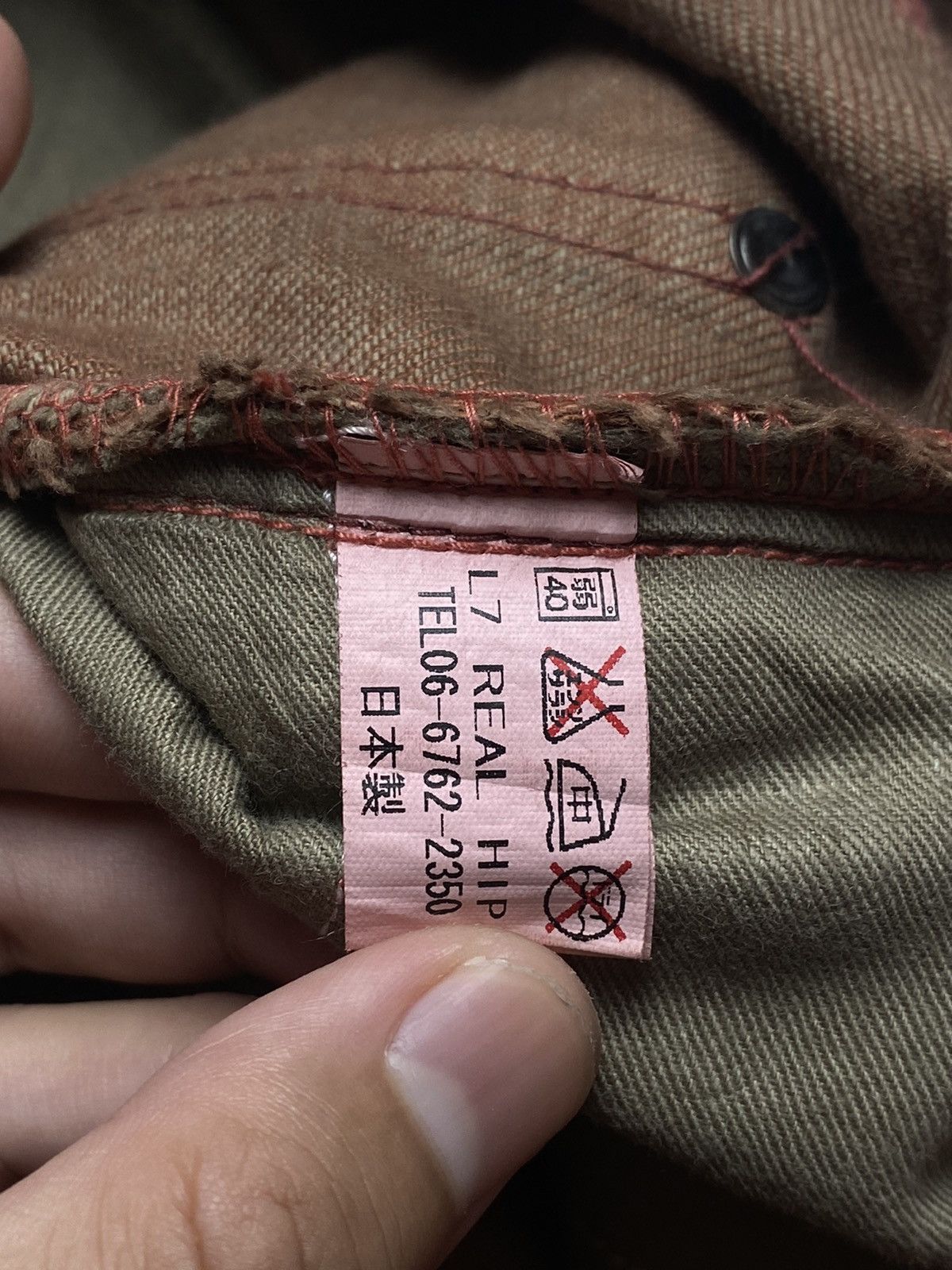 If Six Was Nine 2000s L7 Real Hip - Flared Mud Chocolate Denim Size US 29 - 8 Thumbnail