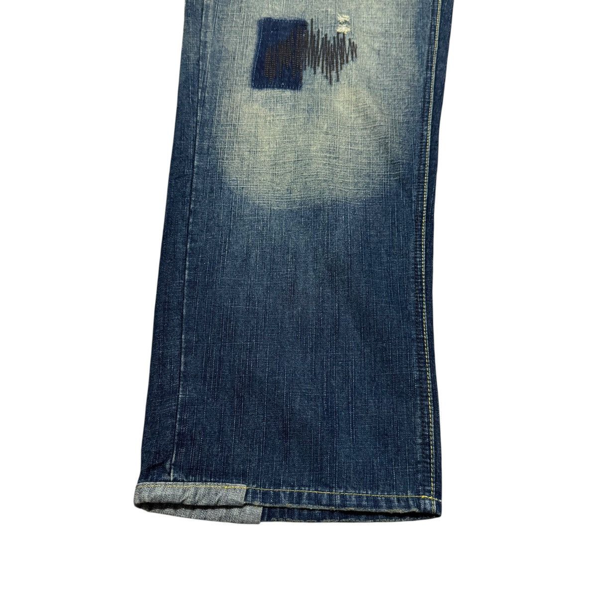 Vintage Vintage Akademiks Spellout Denim Baggy Jeans Jnco Size US 35 - 8 Thumbnail
