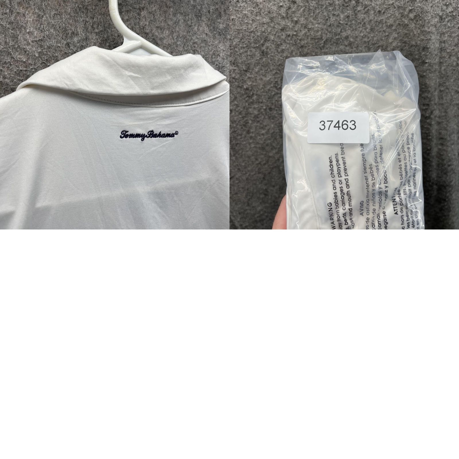 Tommy Bahama Tommy Bahama Golf Polo Shirt Womens Large White Stretch Quarter Zip Top Size L / US 10 / IT 46 - 8 Thumbnail