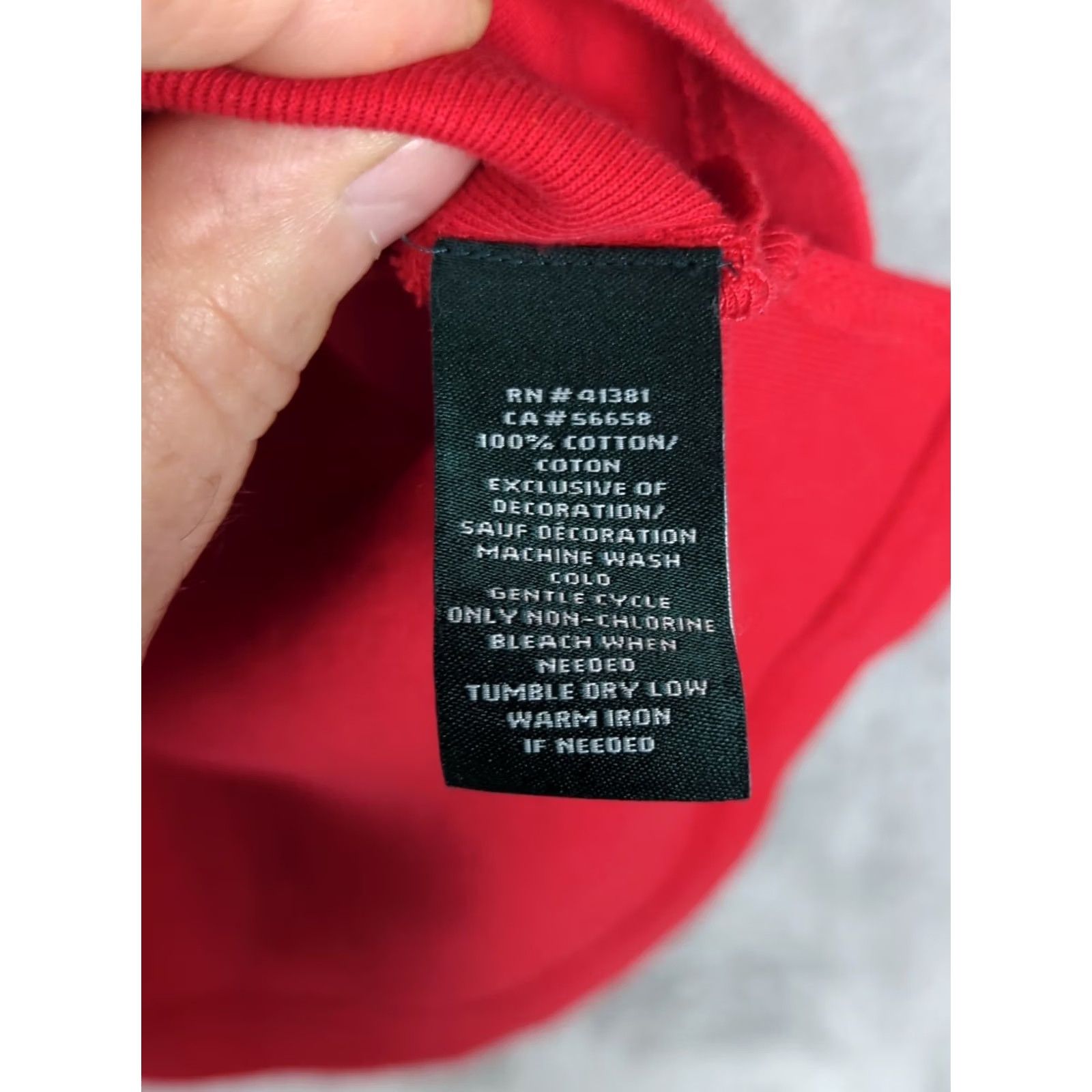Ralph Lauren Lauren Ralph Lauren Red Cotton Stretch Boatneck Tee M Nautical Rolled Sleeve Women Size M / US 6-8 / IT 42-44 - 7 Thumbnail