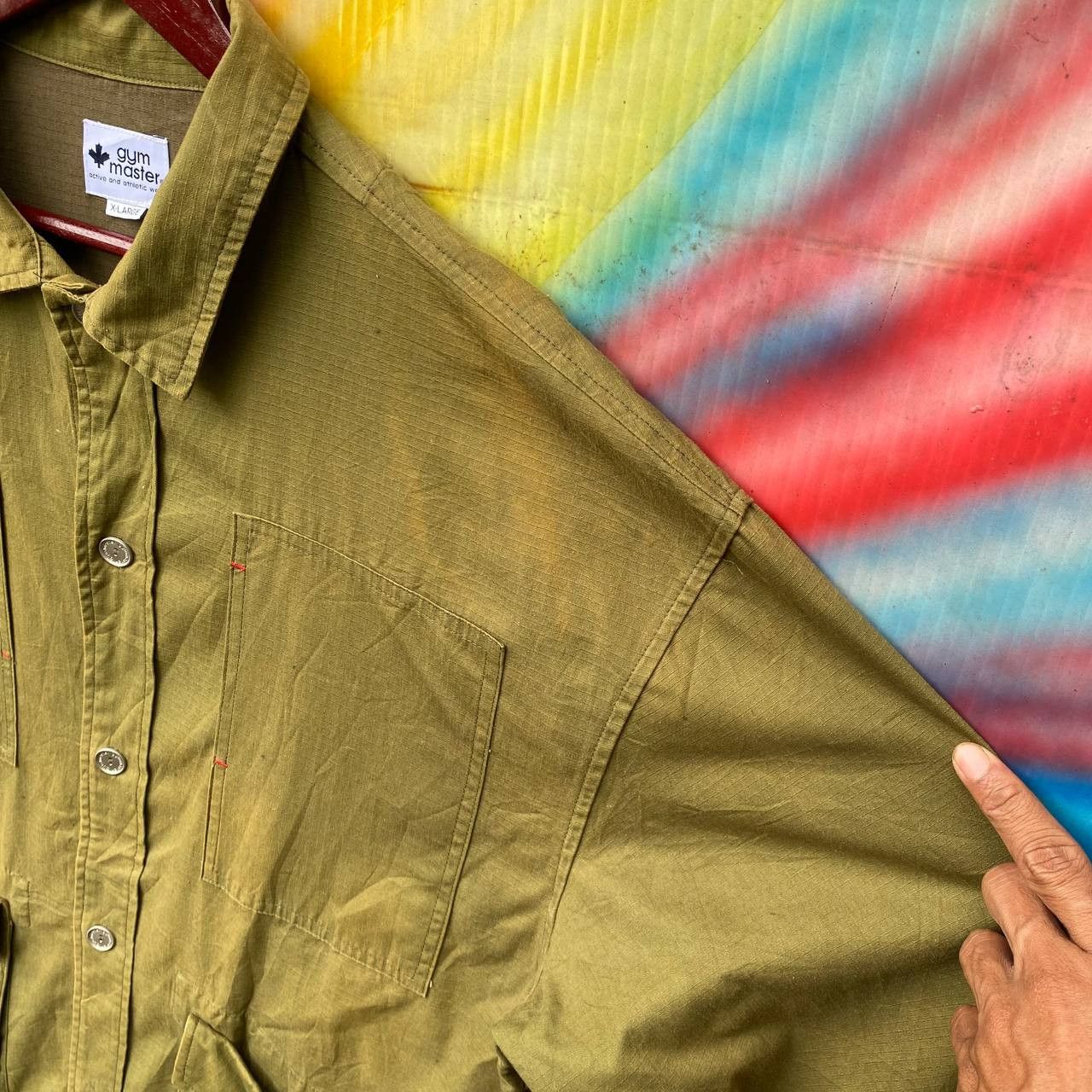 Japanese Brand × Vintage Vintage Gym Master Sun Faded Jacket Size US XL / EU 56 / 4 - 10 Thumbnail