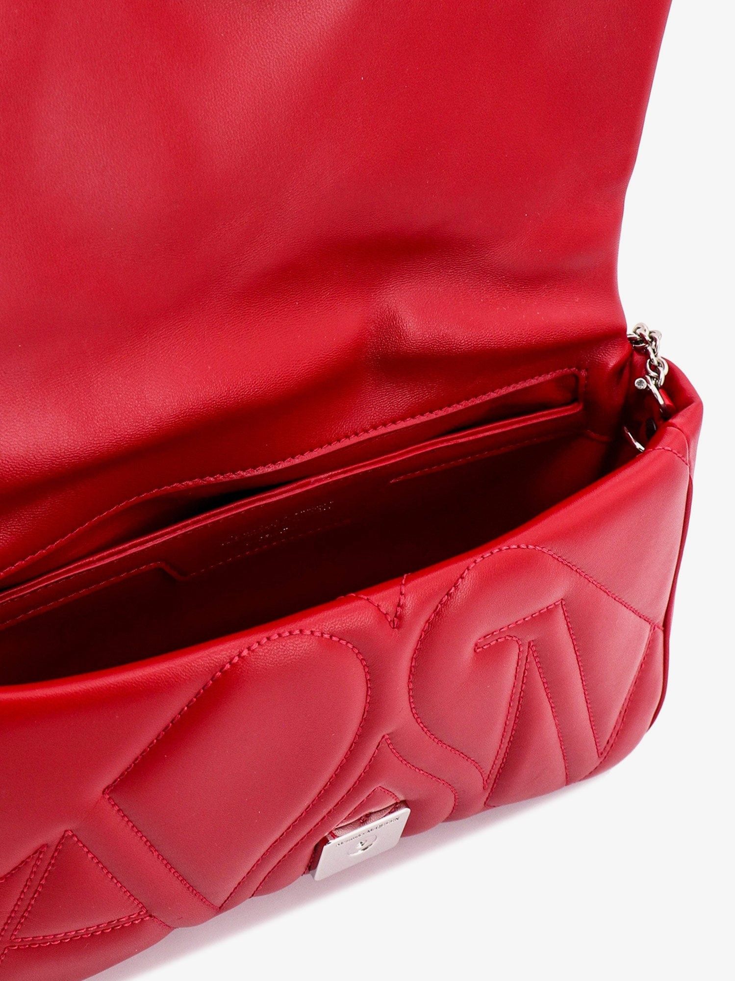 Alexander McQueen o1w1db10925 Size: OS/The Seal Small Bag in Red Size ONE SIZE - 5 Thumbnail