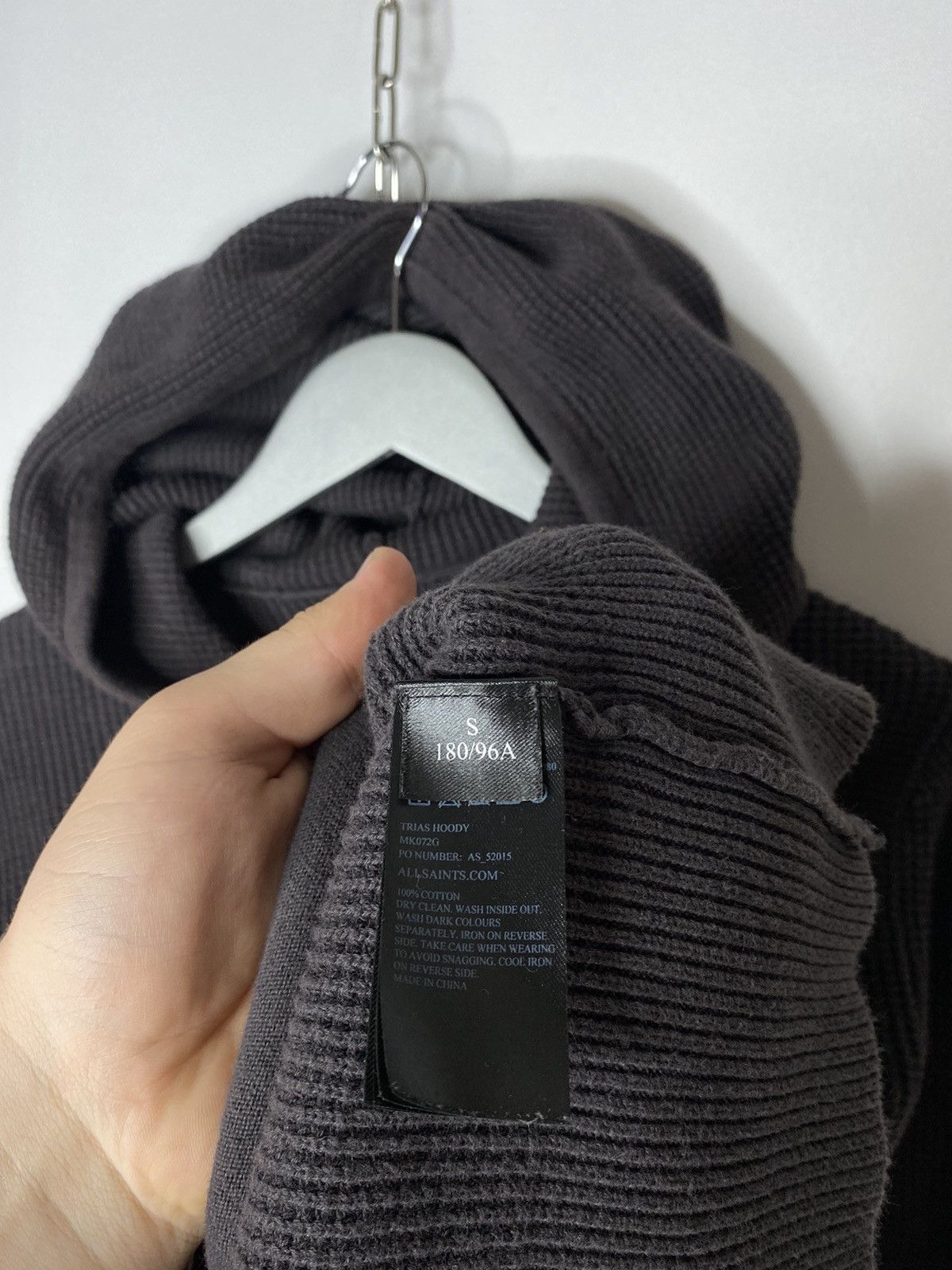 Allsaints 🔥Vintage Allsaints Trias Full Zip Hoodie Jumper Pullover 🔥 Size US S / EU 44-46 / 1 - 8 Thumbnail