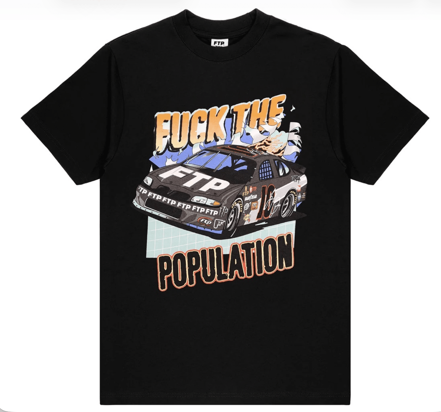 NEW FTP Nascar Tee - Black - XL