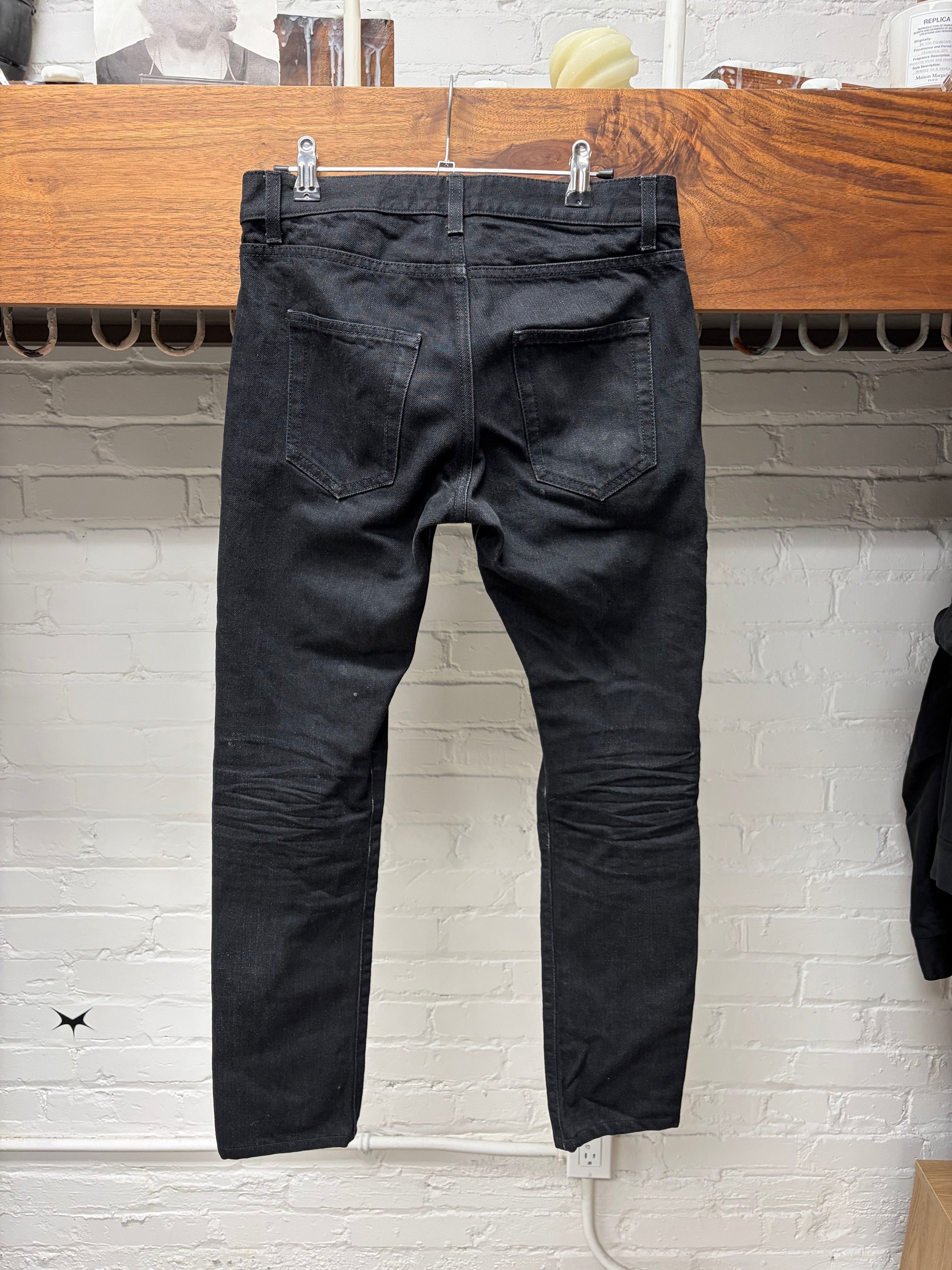 Saint Laurent Paris 2018 Saint Laurent ‘D18’ Black Skinny Jeans Size 29" - 3 Thumbnail