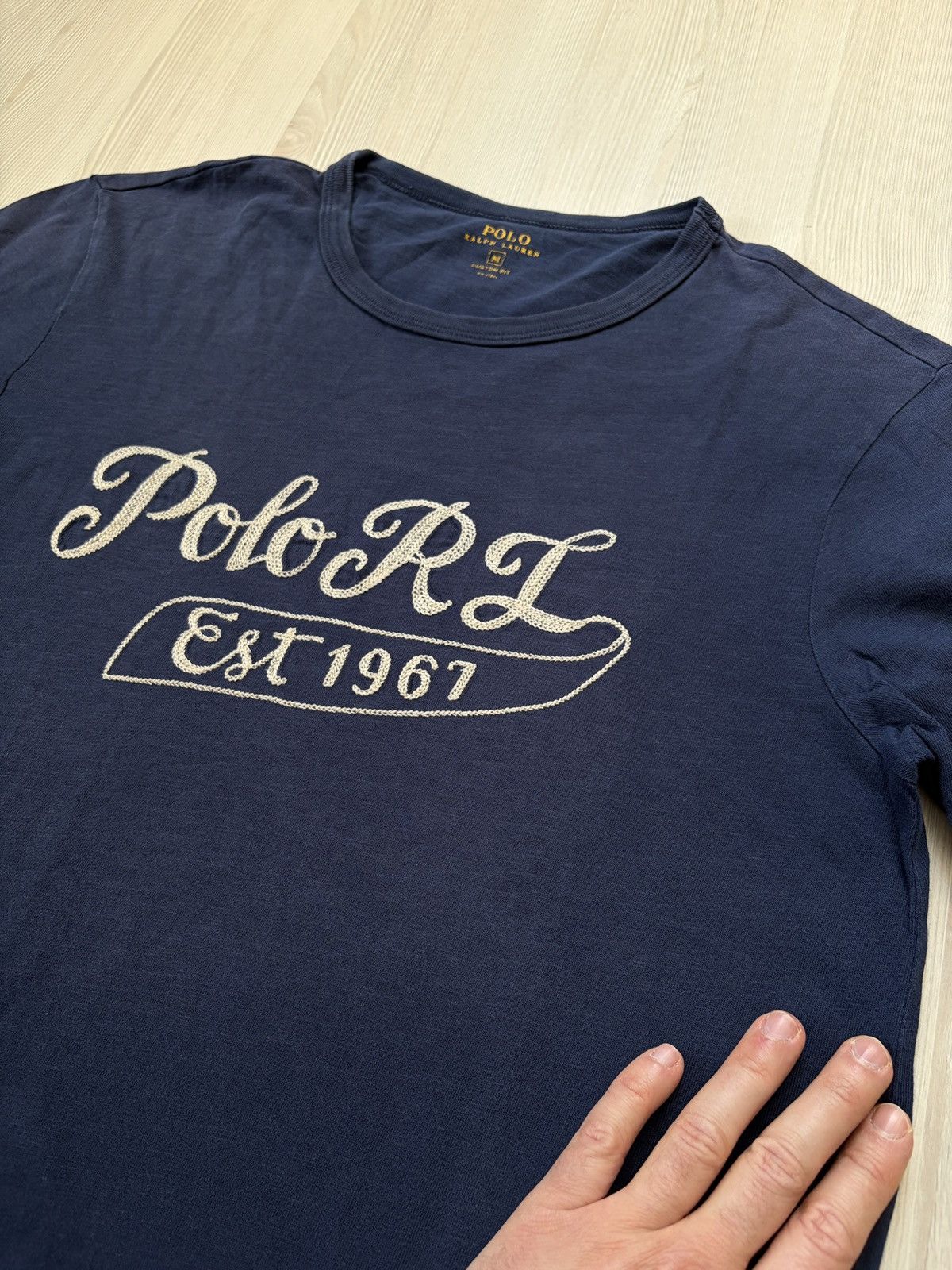 Polo Ralph Lauren Polo Ralph Lauren Navy Blue Logo T-shirt Size US M / EU 48-50 / 2 - 4 Thumbnail