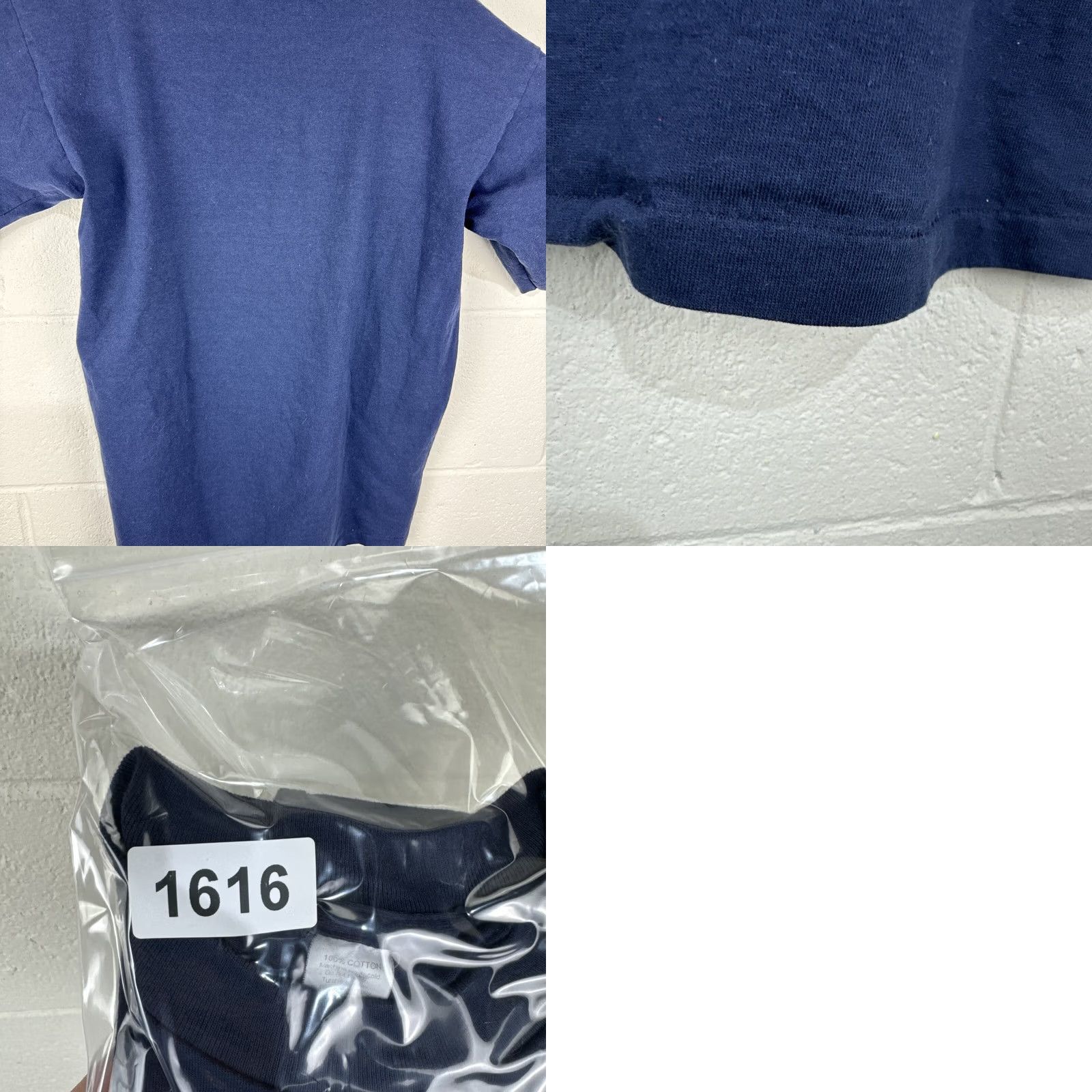 Vintage VINTAGE Alaska T Shirt Navy Blue State Map Graphic Tee Small Puff Print Made USA 90s Mens S Size US S / EU 44-46 / 1 - 10 Thumbnail