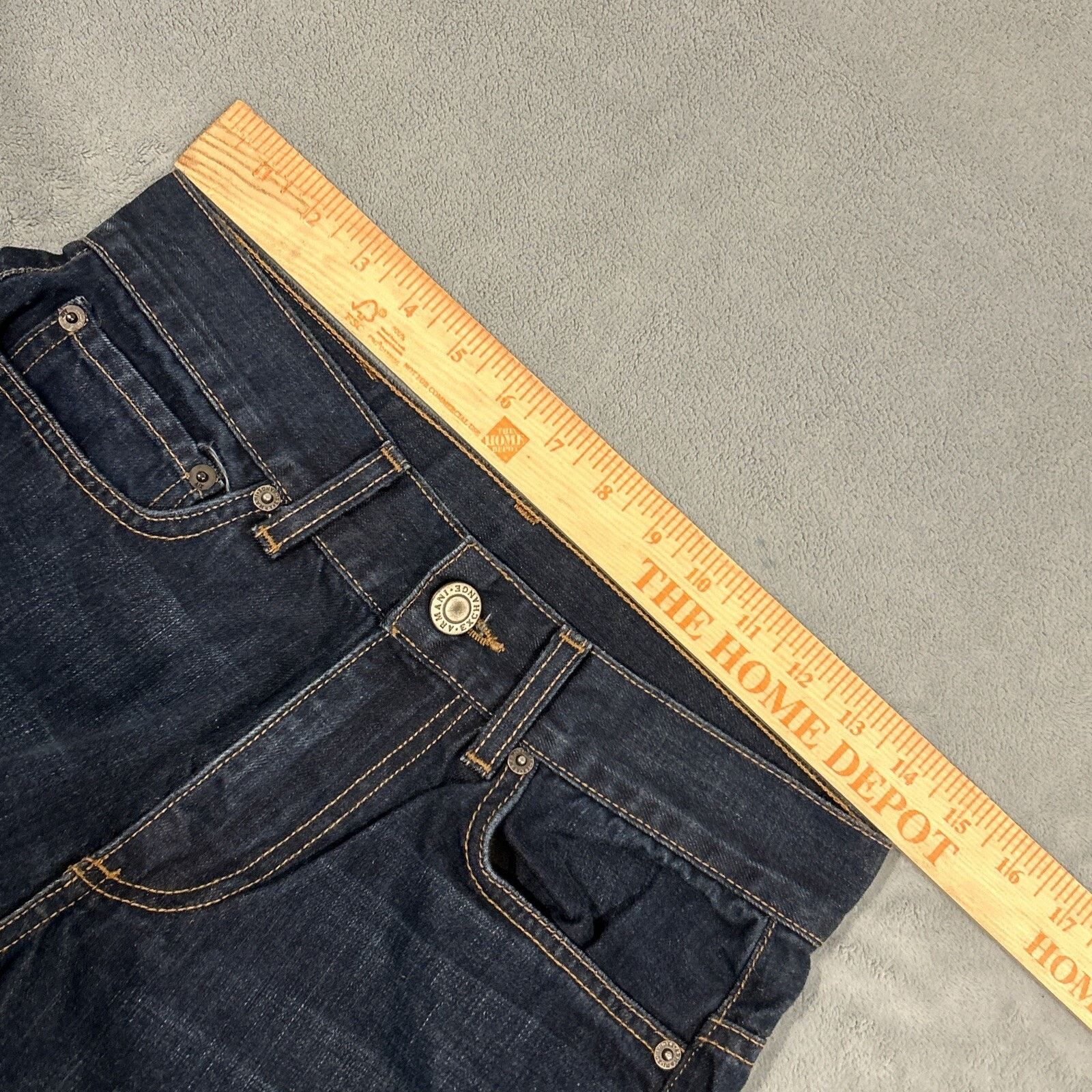 Armani Exchange Armani Exchange Jeans Womens 28 Reg 28x33 Slim Straight Dark Size 28" / US 6 / IT 42 - 3 Thumbnail
